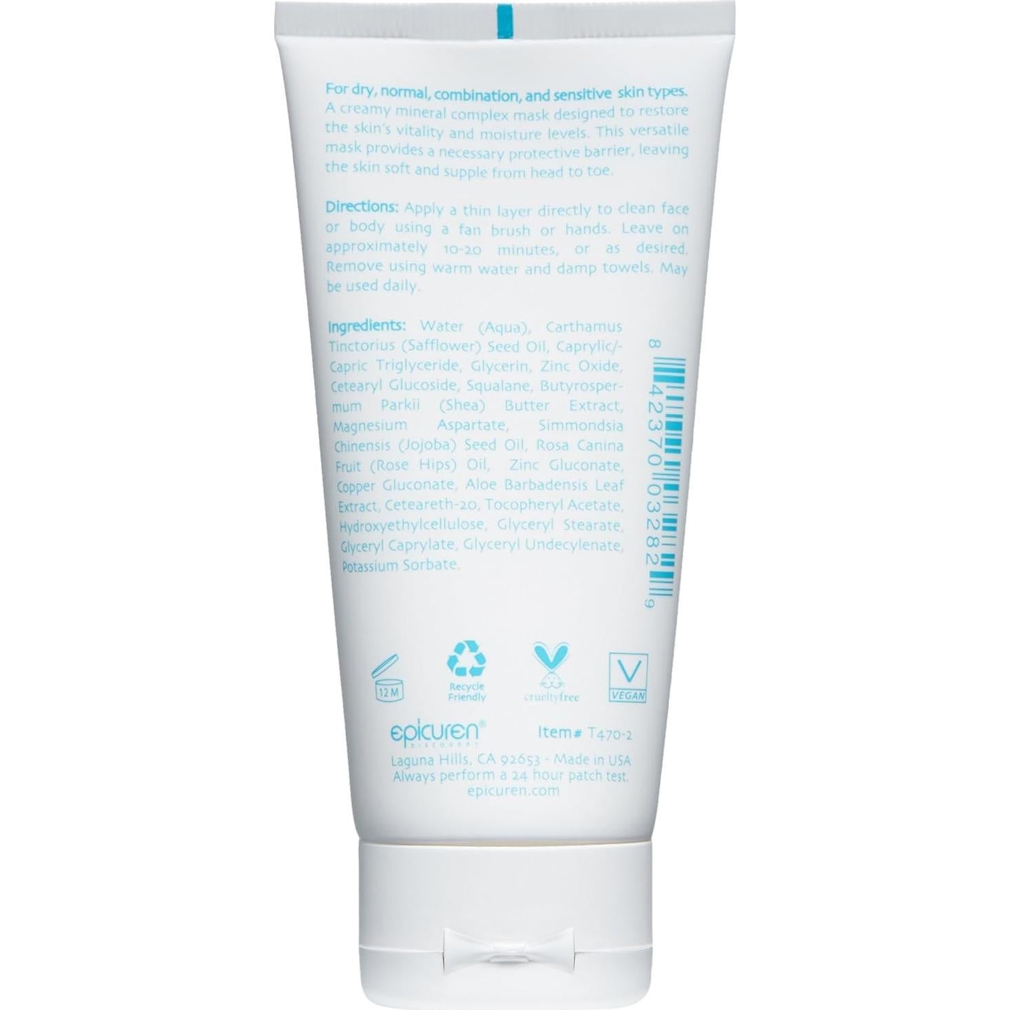 Máscara Mineral Hidratante Epicuren Discovery 73.93 ml