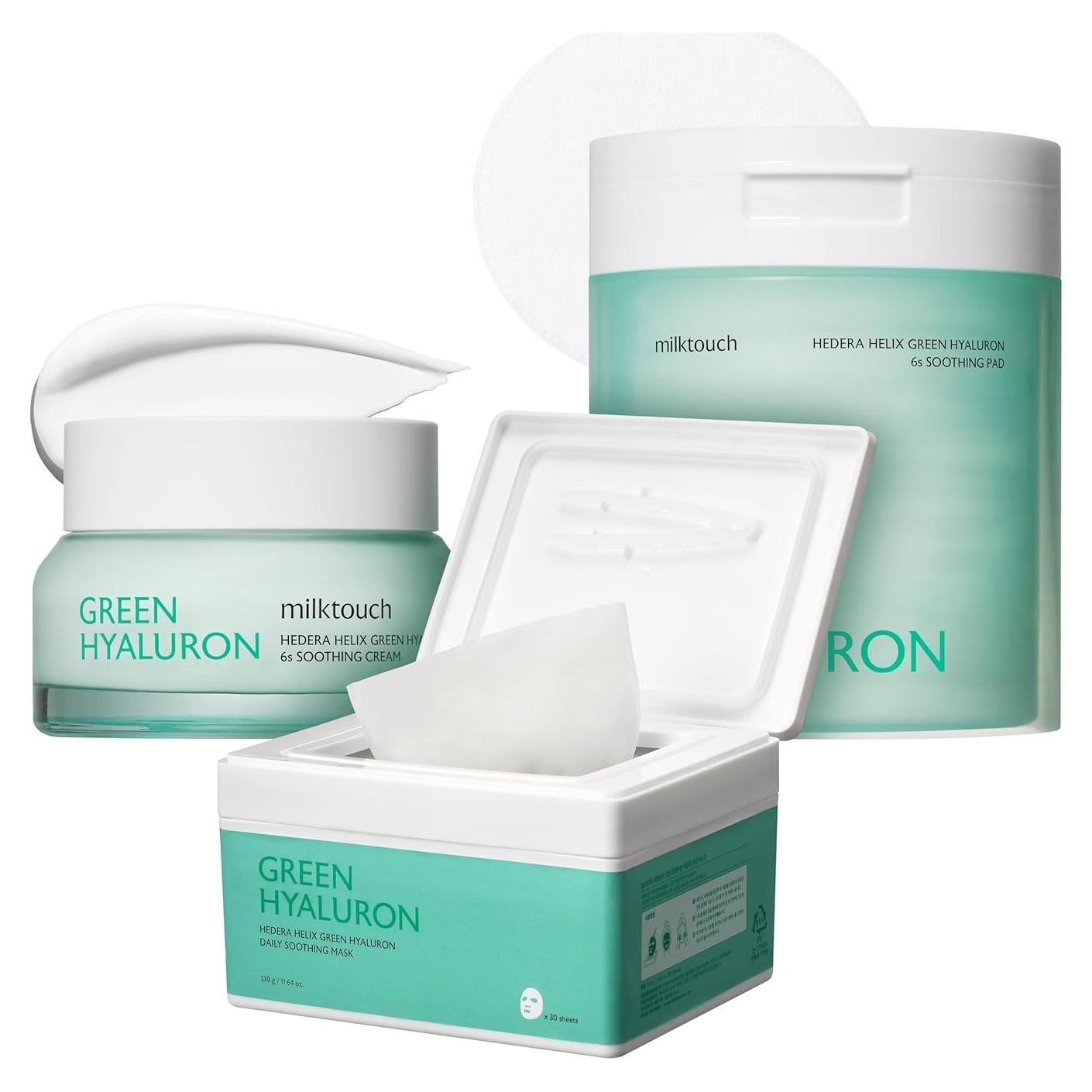 Paquete Cuidado Piel Sensible - Hidratante, Almohadillas y Mascarilla