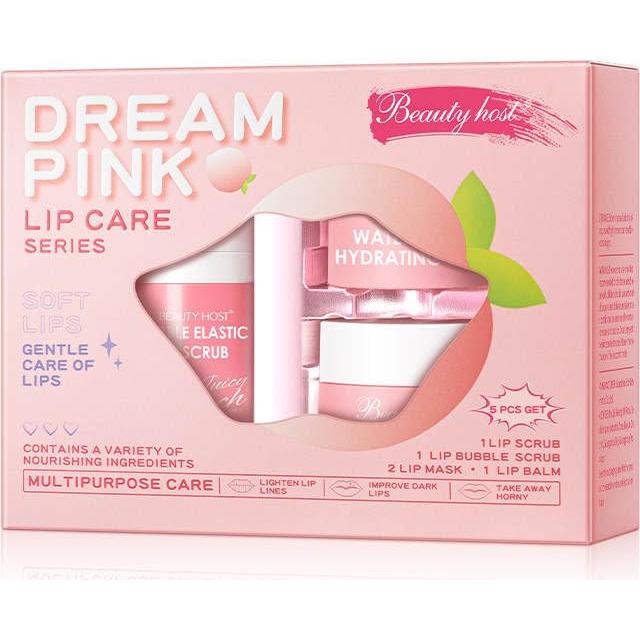 Kit de Cuidado Labial 4 en 1 SLT - Balsamo, Exfoliante y Mascarilla