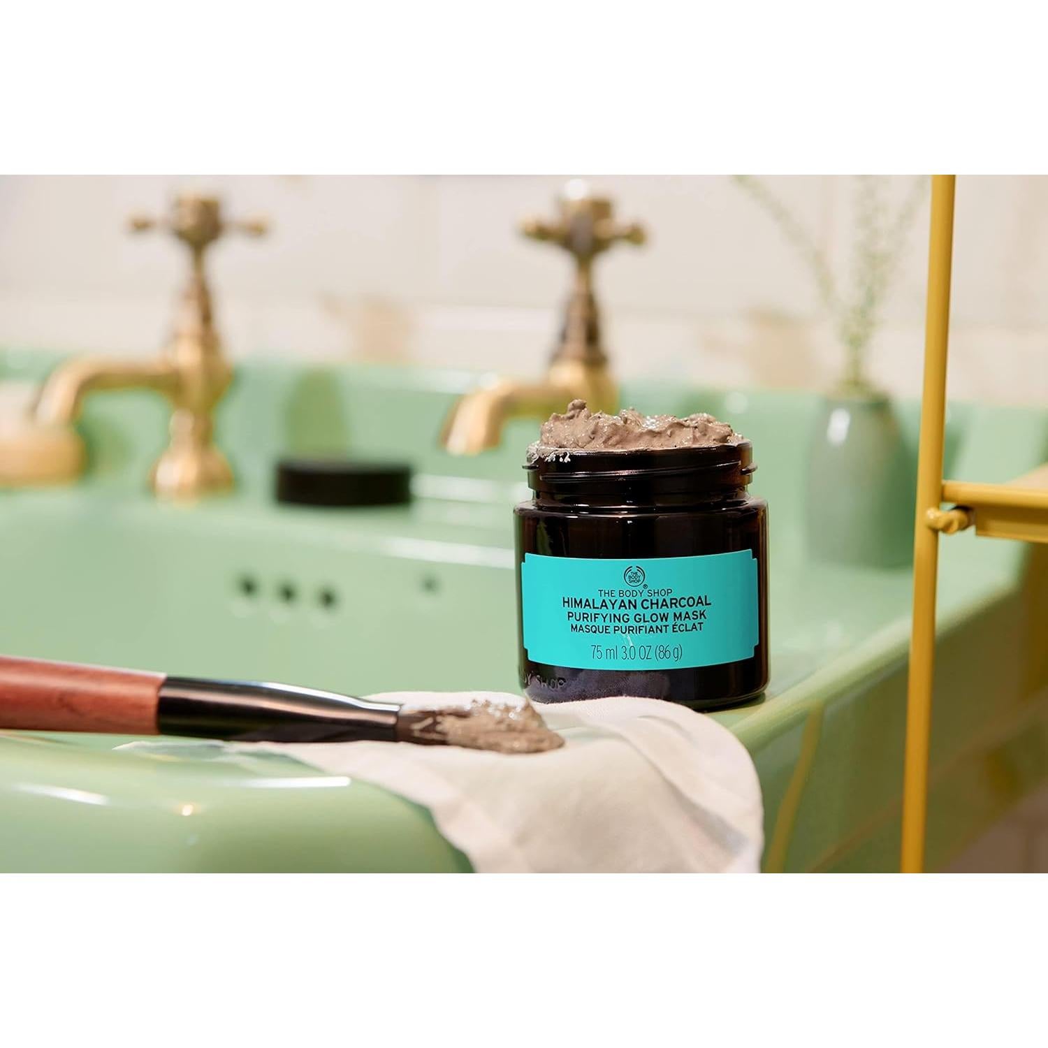 Máscara Purificante de Carbón The Body Shop 75ml Vegana