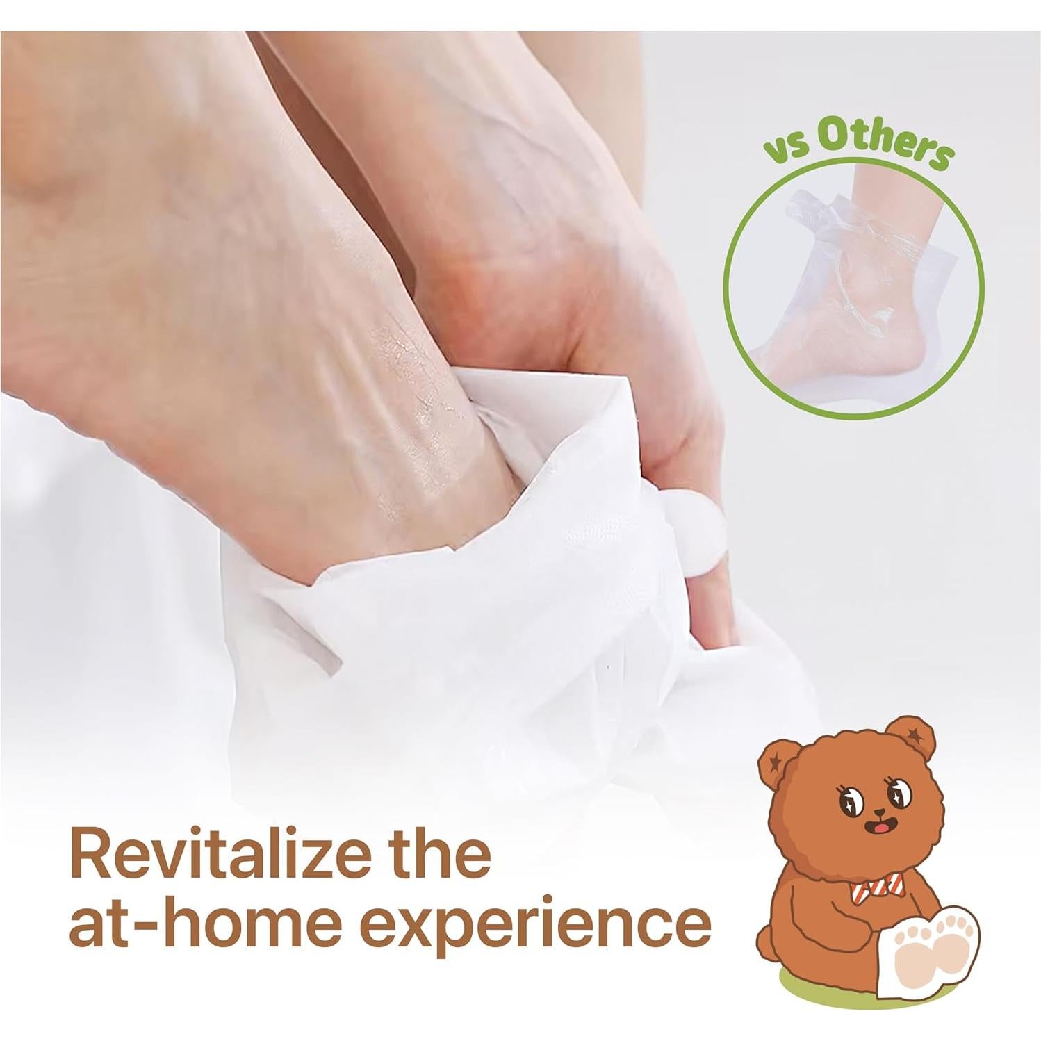 Mascarilla Hidratante para Pies Secos ONSOI 6PK Karité y Oliva