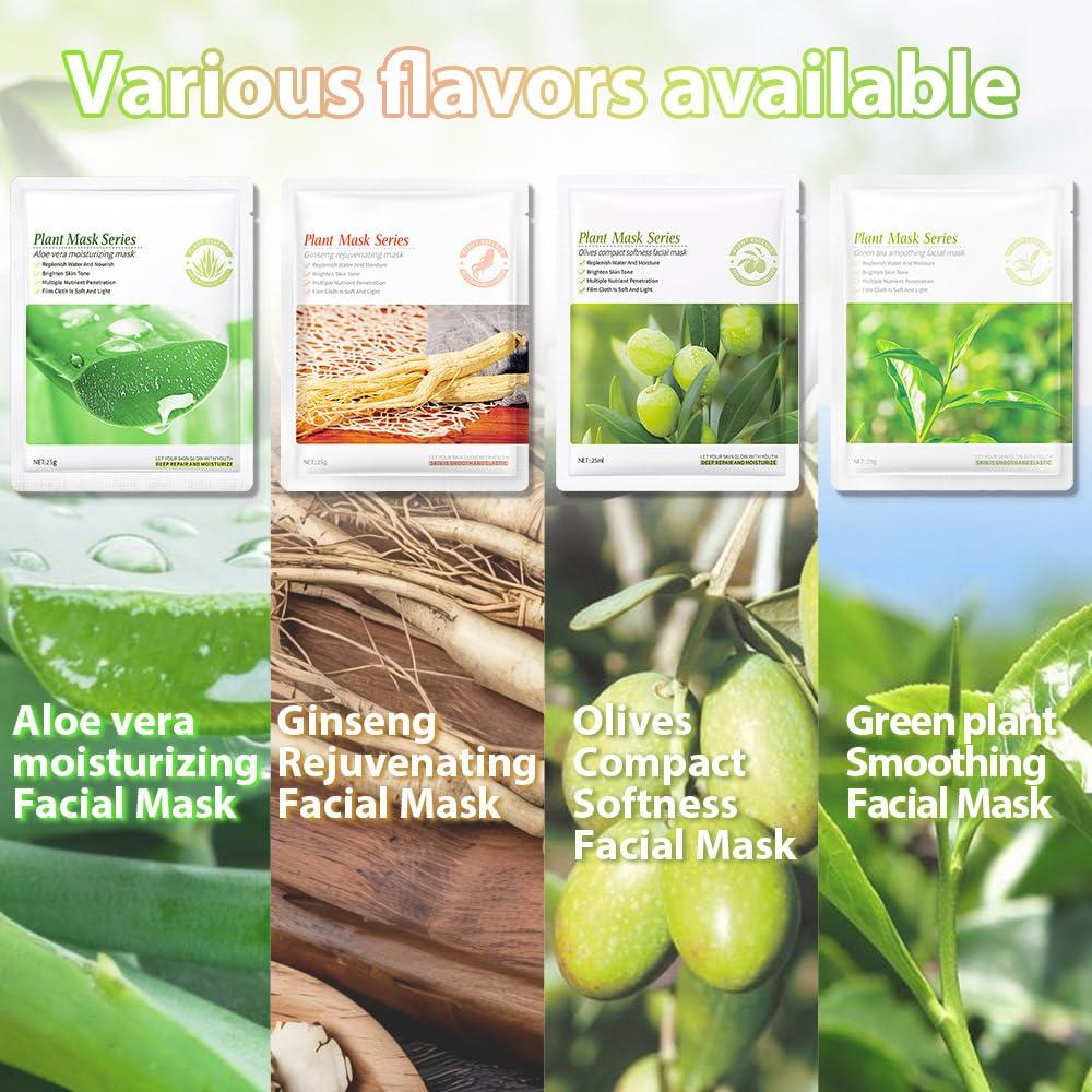 Mascarillas Faciales Niñas evpct 12 Pack Cuidado Piel Natural