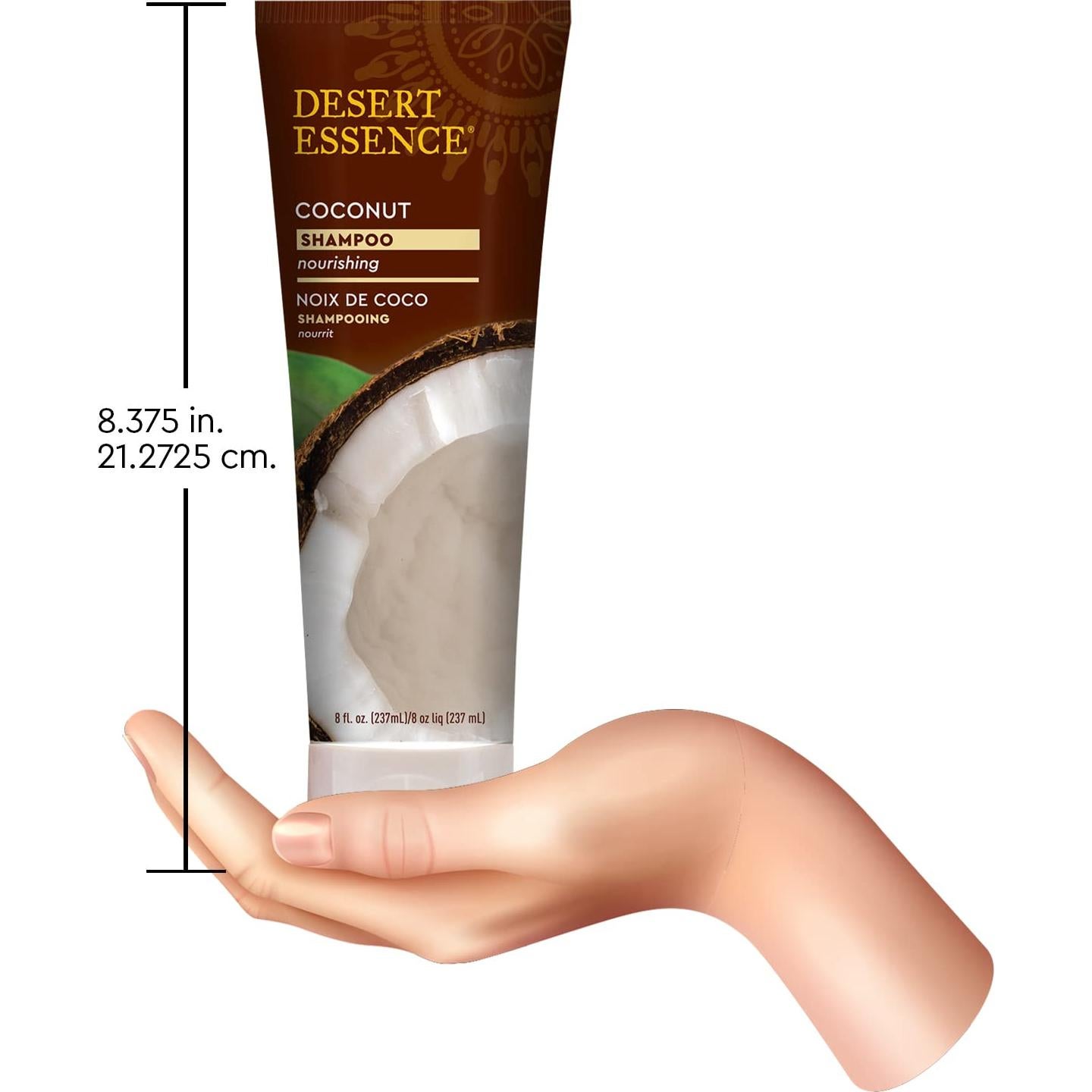 Champú Hidratante Desert Essence Coco 2x227g - Suave y Natural