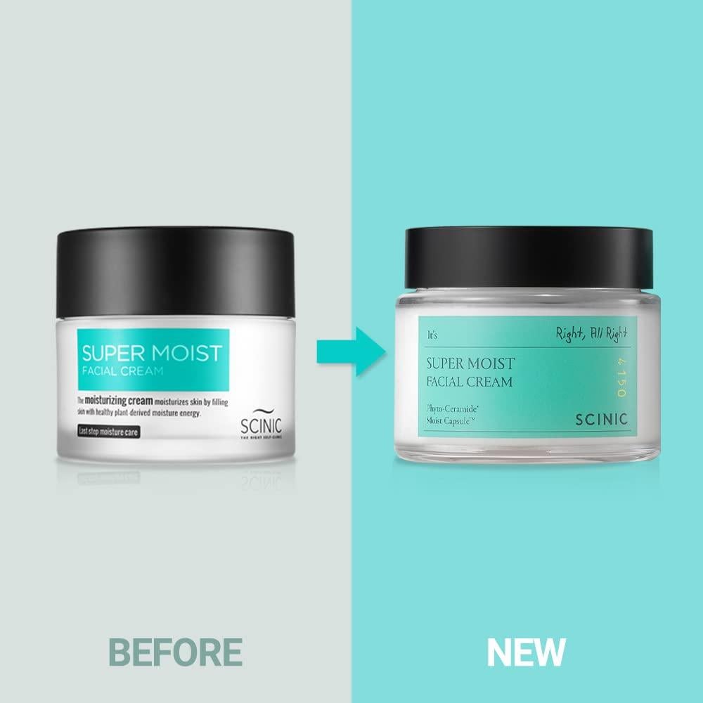 Crema Facial Hidratante SCINIC 80ml - Piel Seca y Sensible