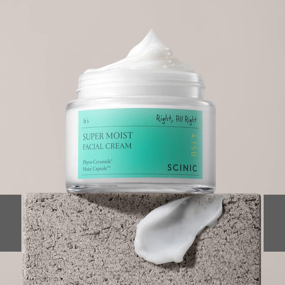 Crema Facial Hidratante SCINIC 80ml - Piel Seca y Sensible