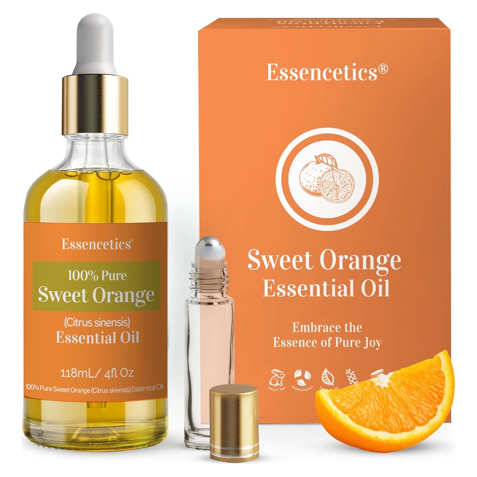 Aceite Esencial de Naranja Dulce 118ml - 100% Natural - Aromaterapia
