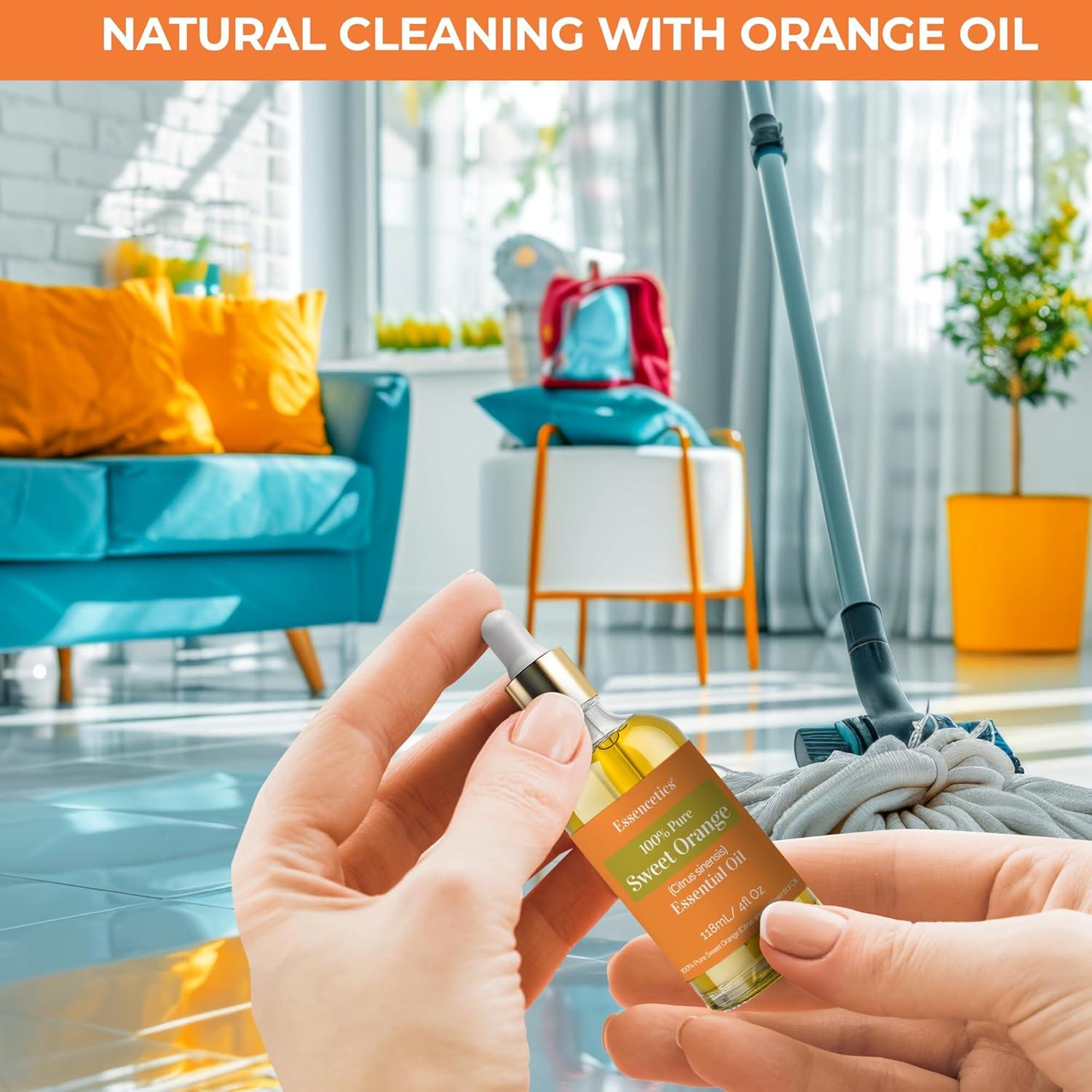 Aceite Esencial de Naranja Dulce 118ml - 100% Natural - Aromaterapia