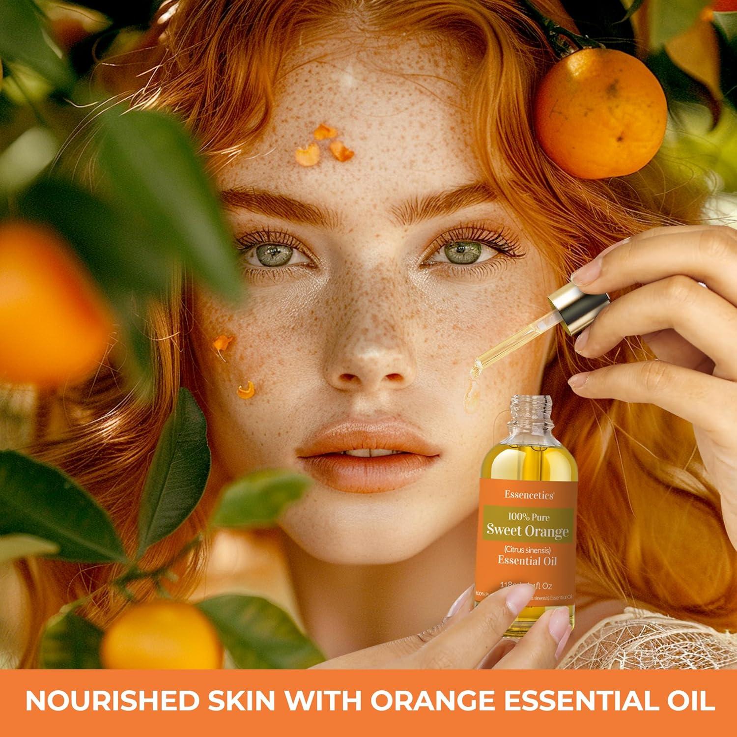 Aceite Esencial de Naranja Dulce 118ml - 100% Natural - Aromaterapia