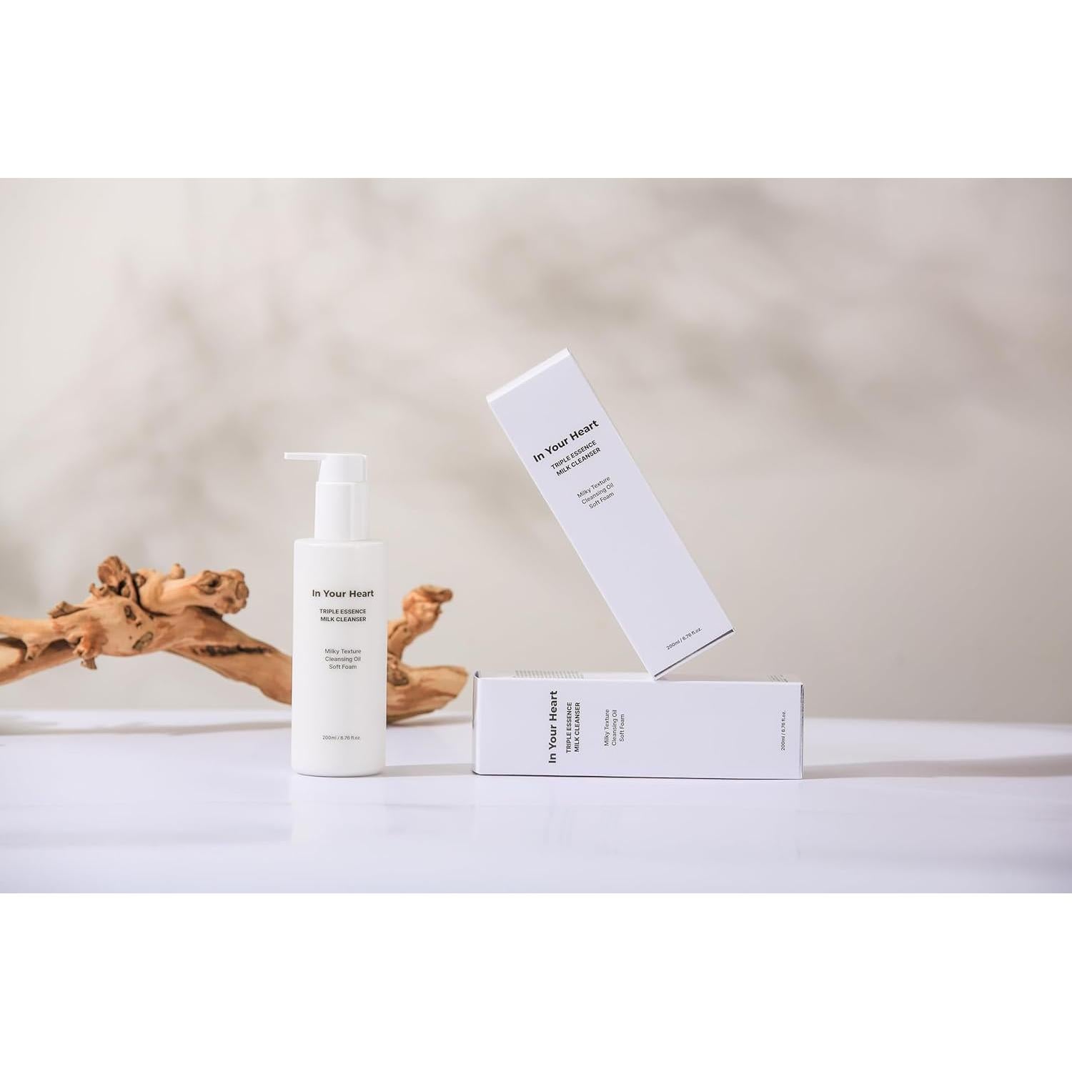 Limpiador 3 en 1 In Your Heart 200ml - Leche a Aceite a Espuma