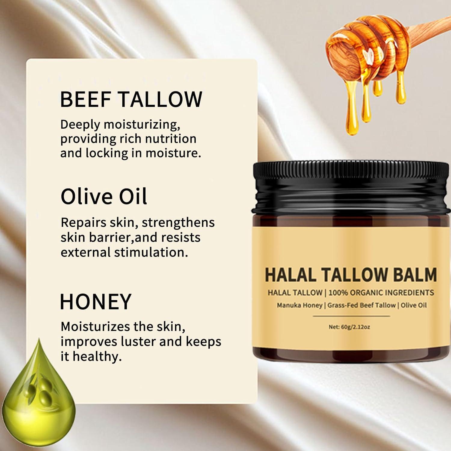 Bálsamo Hidratante Orgánico Halal Tayyib 60g - Tallow de Res
