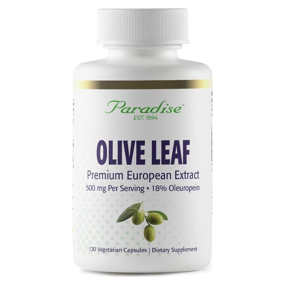 Extracto de Hoja de Olivo Paradise Herbs 120 Cápsulas Veganas
