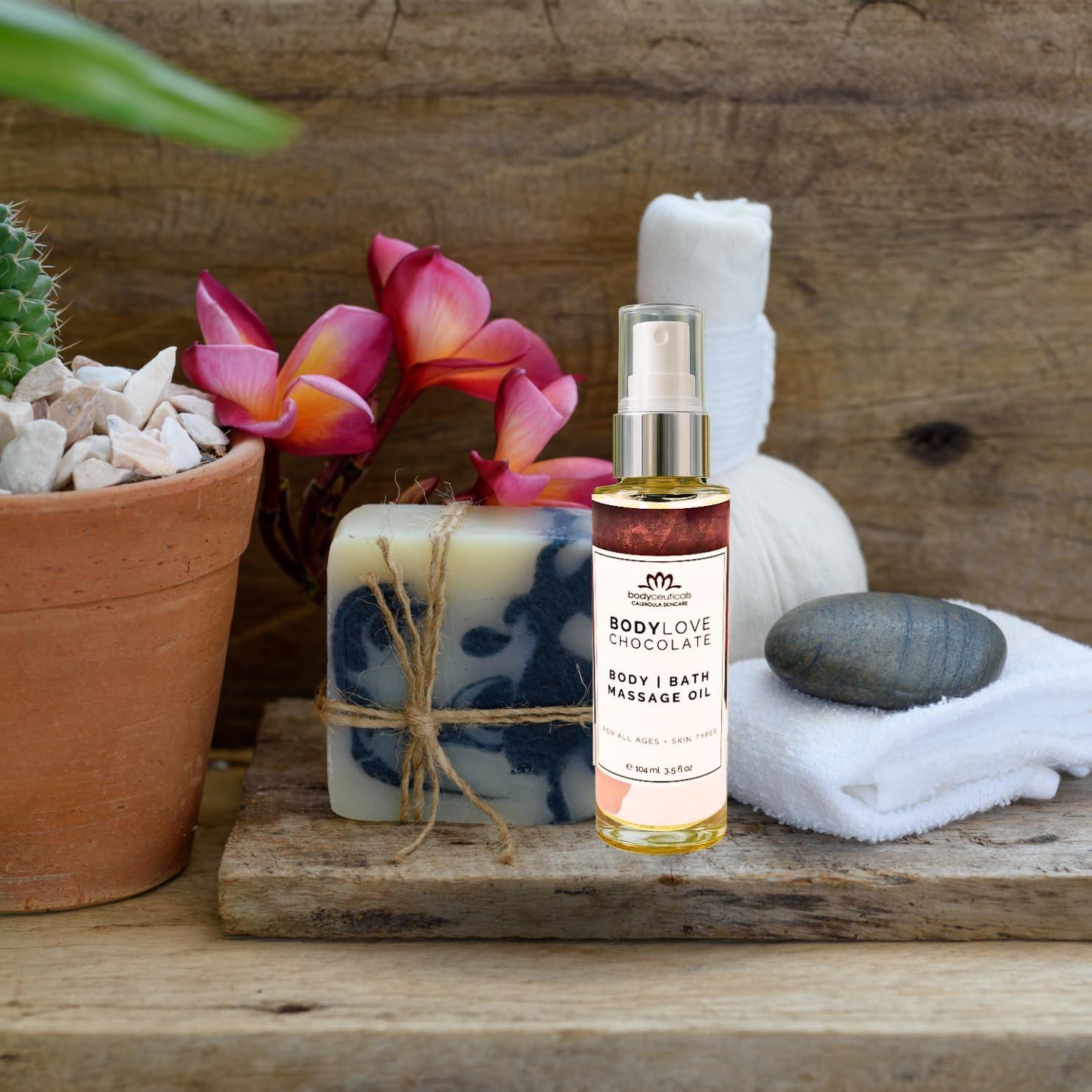 Aceite de Masaje de Chocolate BodyLove 99.22 ml Orgánico Vegano