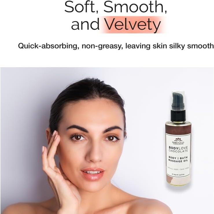 Aceite de Masaje de Chocolate BodyLove 99.22 ml Orgánico Vegano