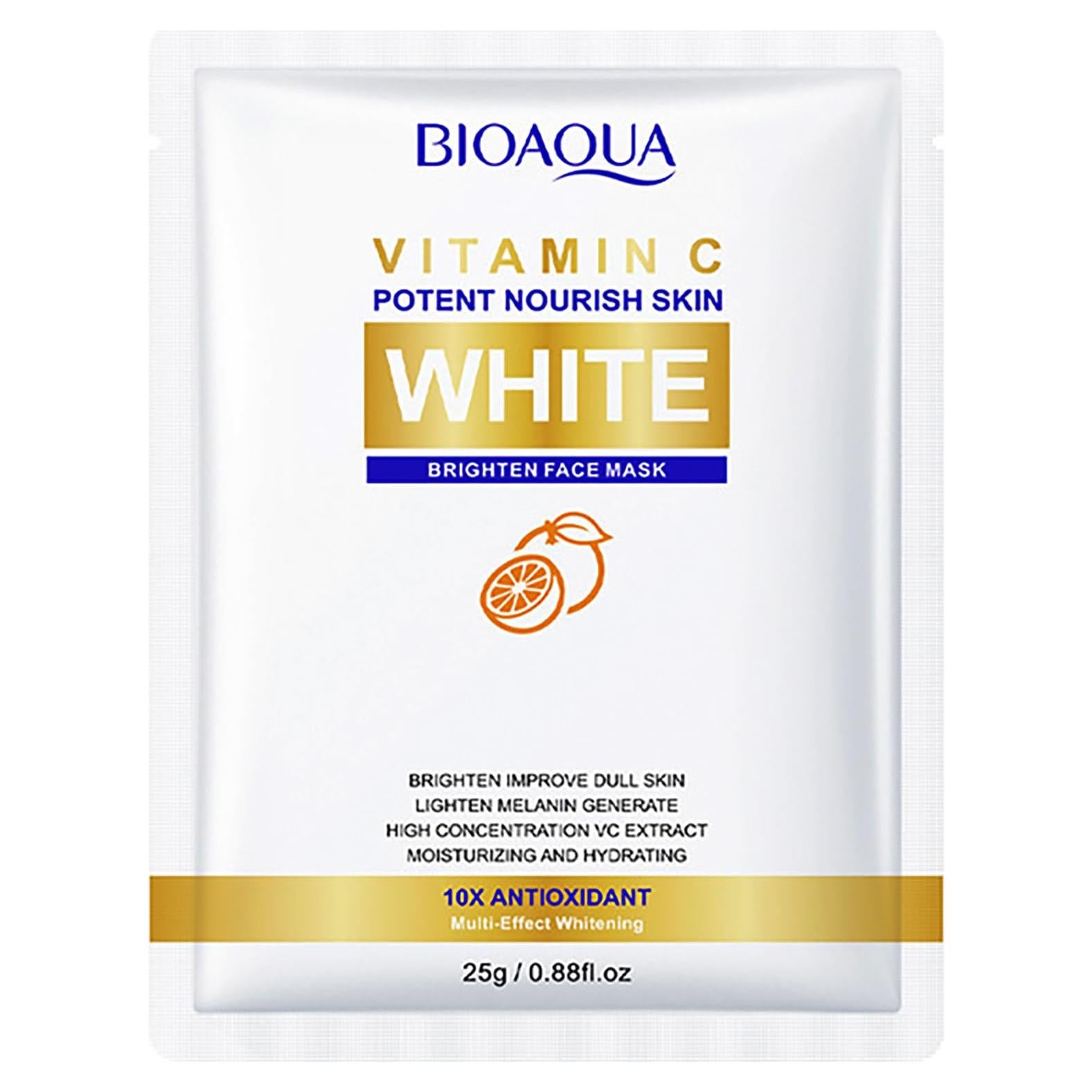 Máscara Facial Hidratante BIOAQUA Vitamina C 5x25g