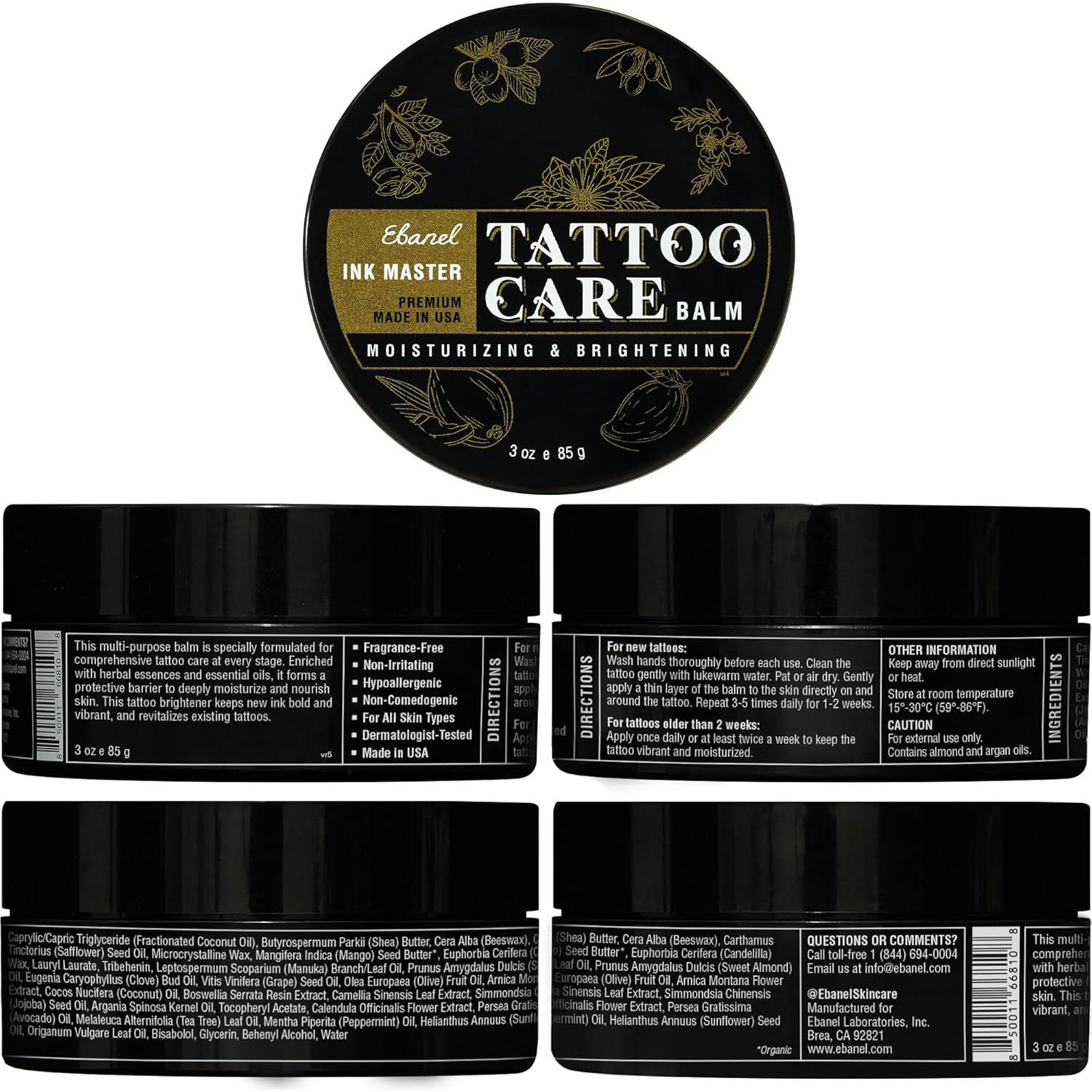 Bálsamo para Tatuajes Ebanel 85g - Hidratante y Aclarador