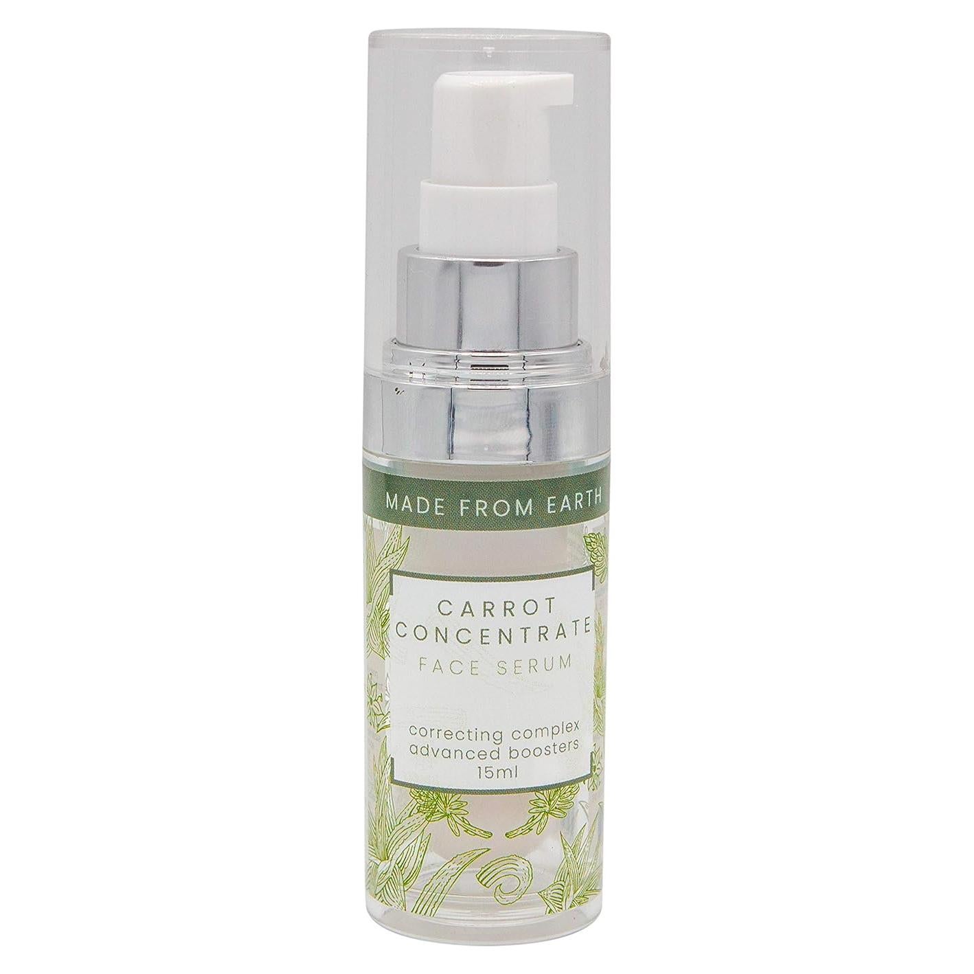 Suero Facial de Zanahoria Made from Earth 15ml - Reduce Manchas y Arrugas