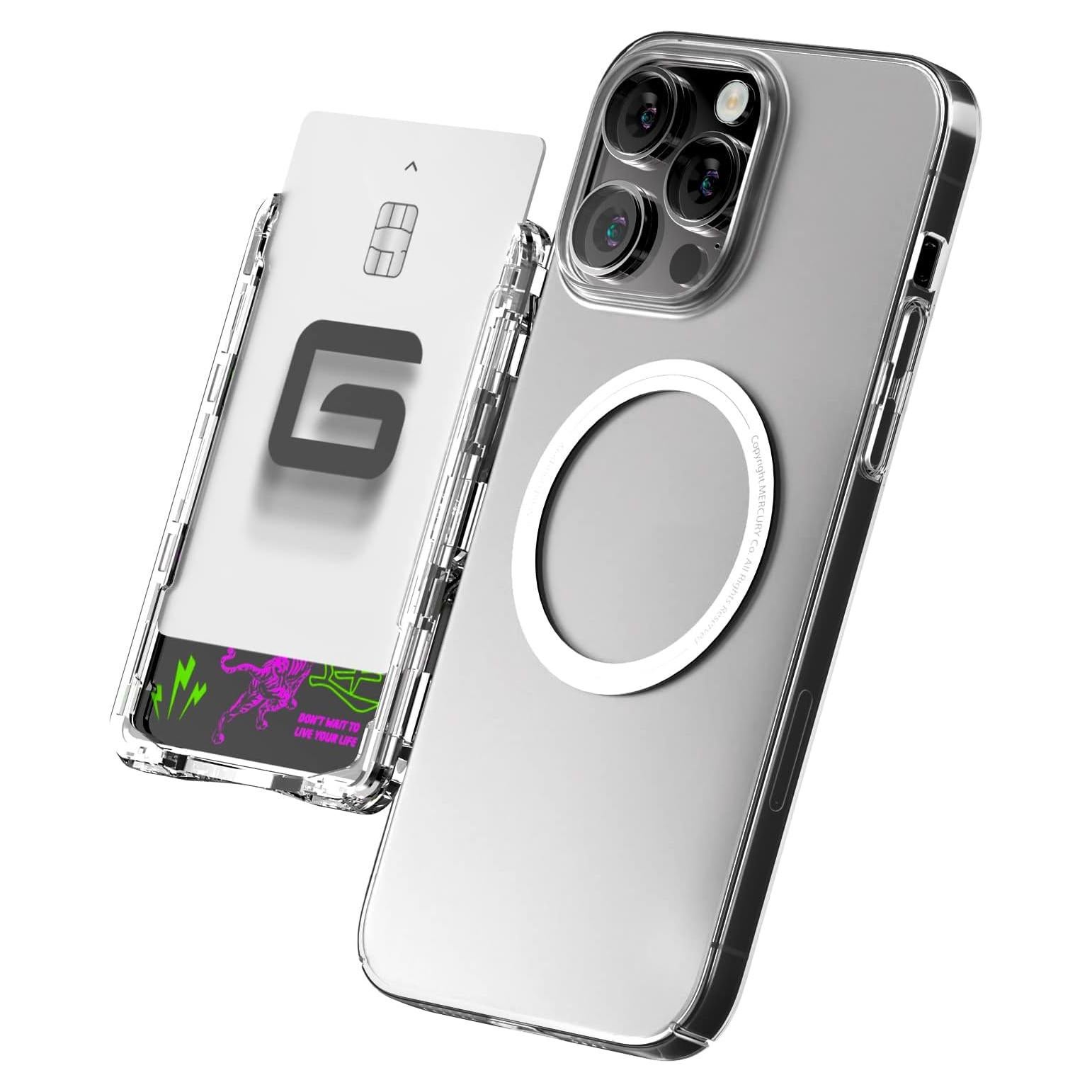 Soporte Magnético para Tarjetas GOOSPERY Universal Transparente