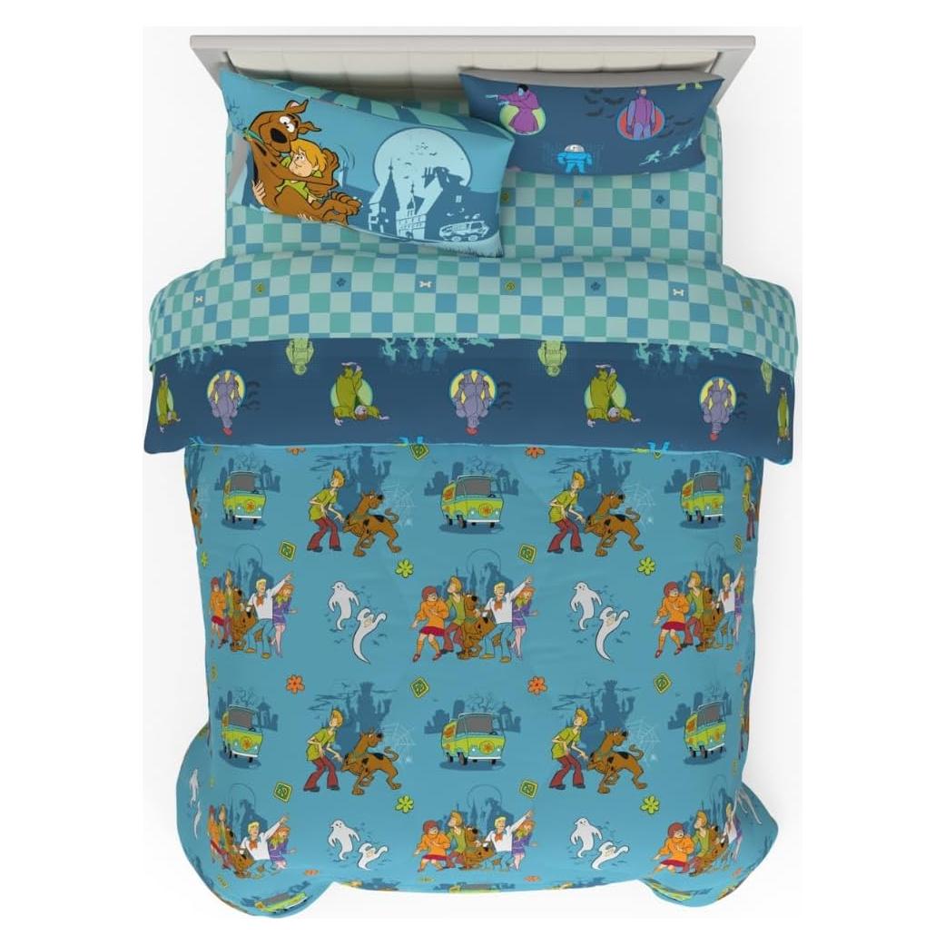 Juego de Ropa de Cama Scooby Doo 7 Piezas Franco Completo