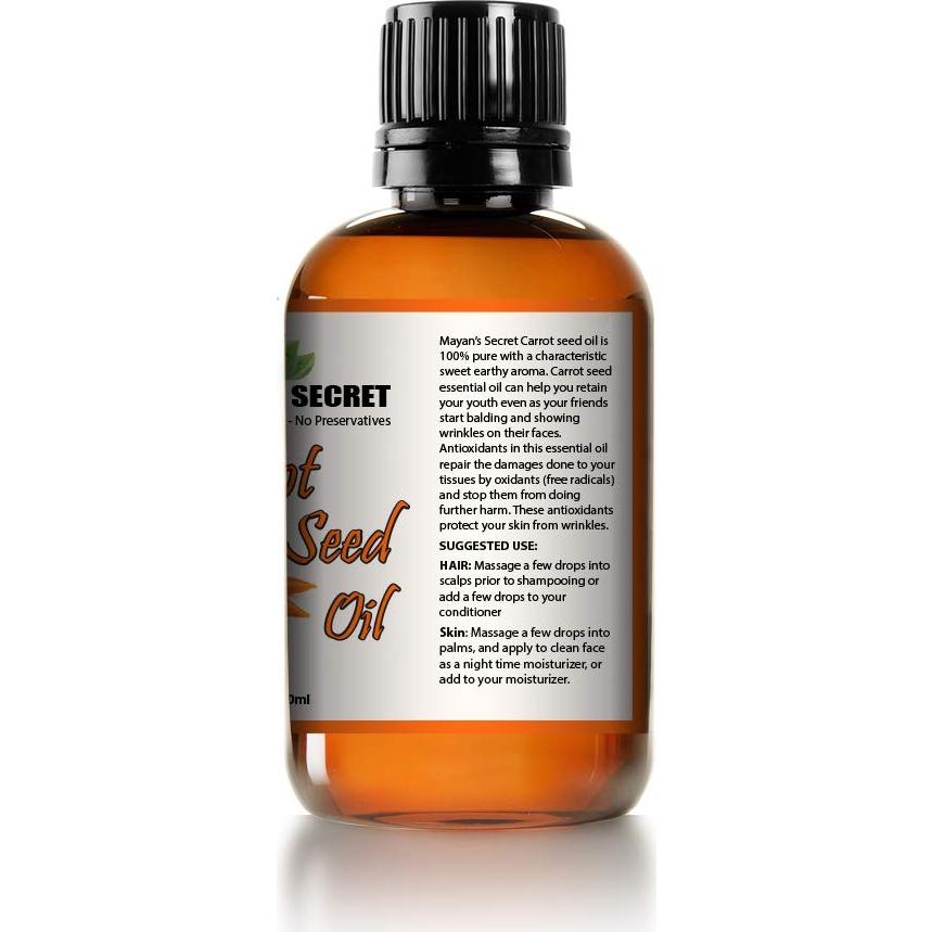 Aceite de Semilla de Zanahoria Puro Mayan's Secret 30ml