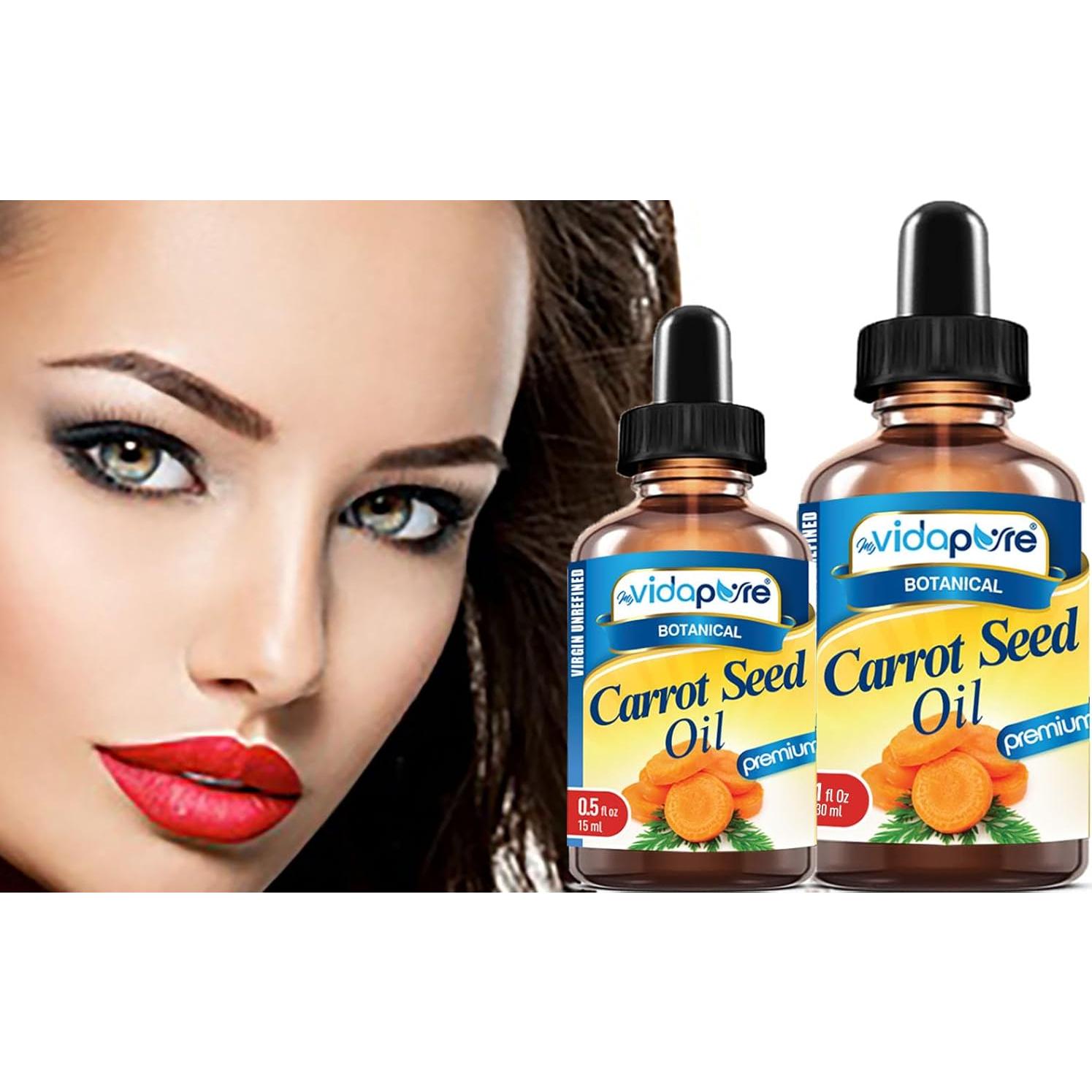 Aceite de Semilla de Zanahoria MyVidaPure 100% Puro 15ml