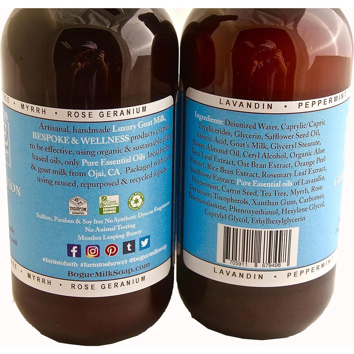 Loción Corporal de Leche de Cabra BOGUE 100% Natural 322g