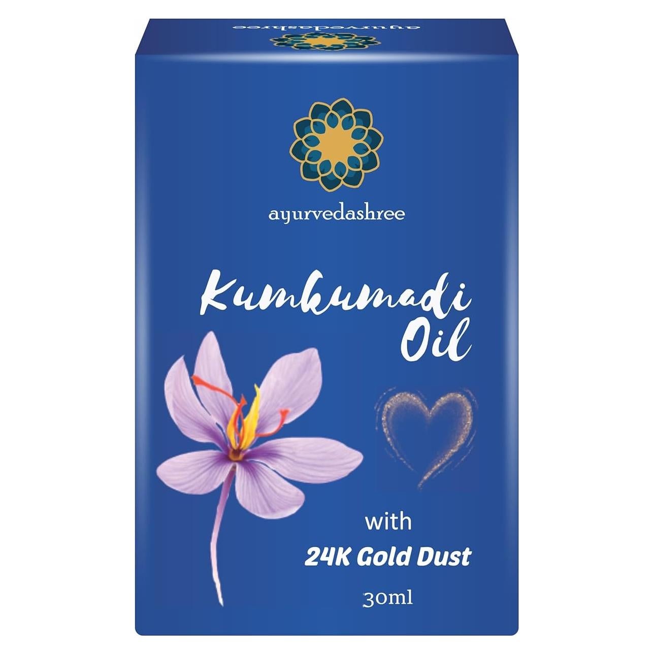 Aceite Kumkumadi 30 ML Ayurvédico con Oro 24K y Hierbas Naturales