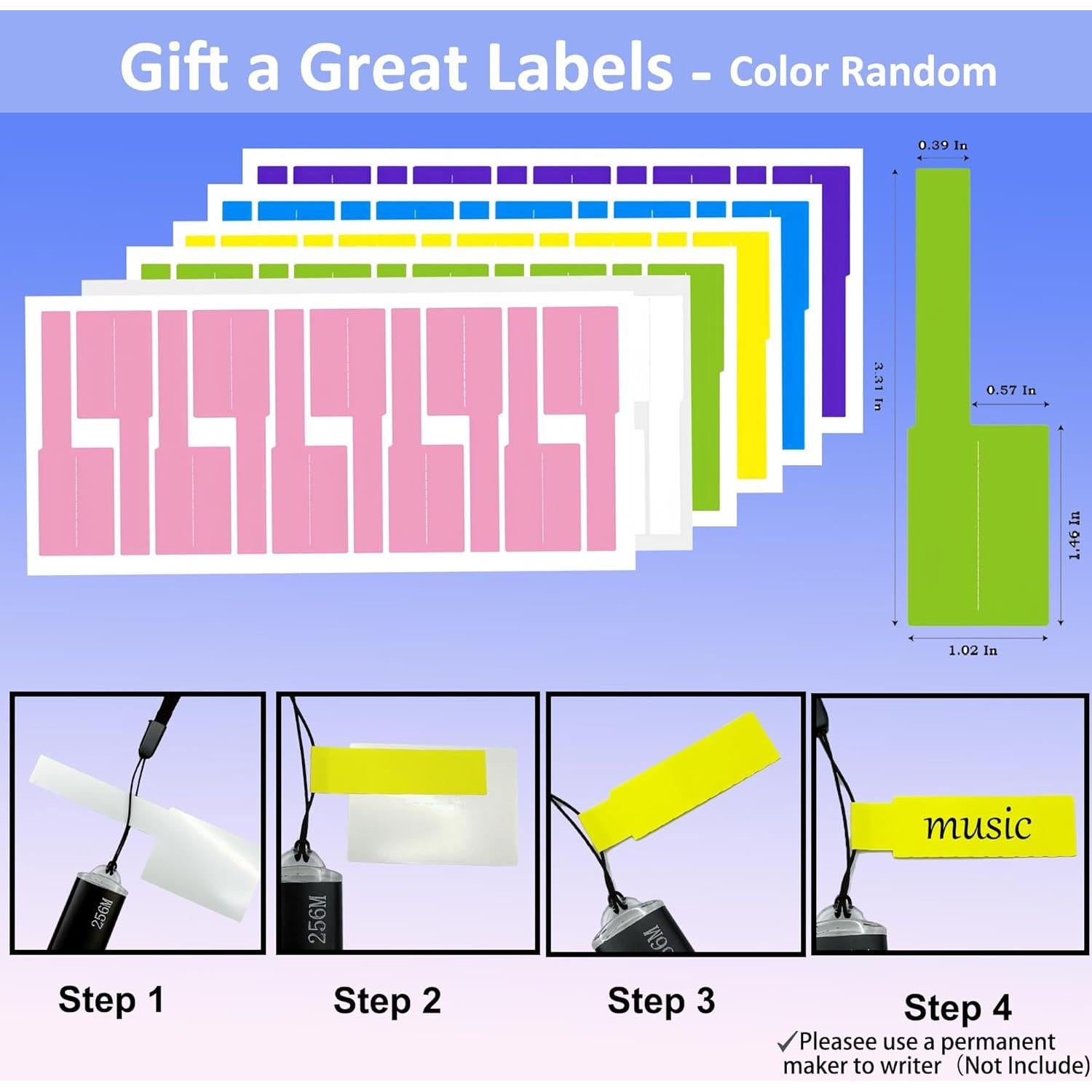 Pendrive USB 2.0 2GB Nicepicten Paquete de 20 Verde