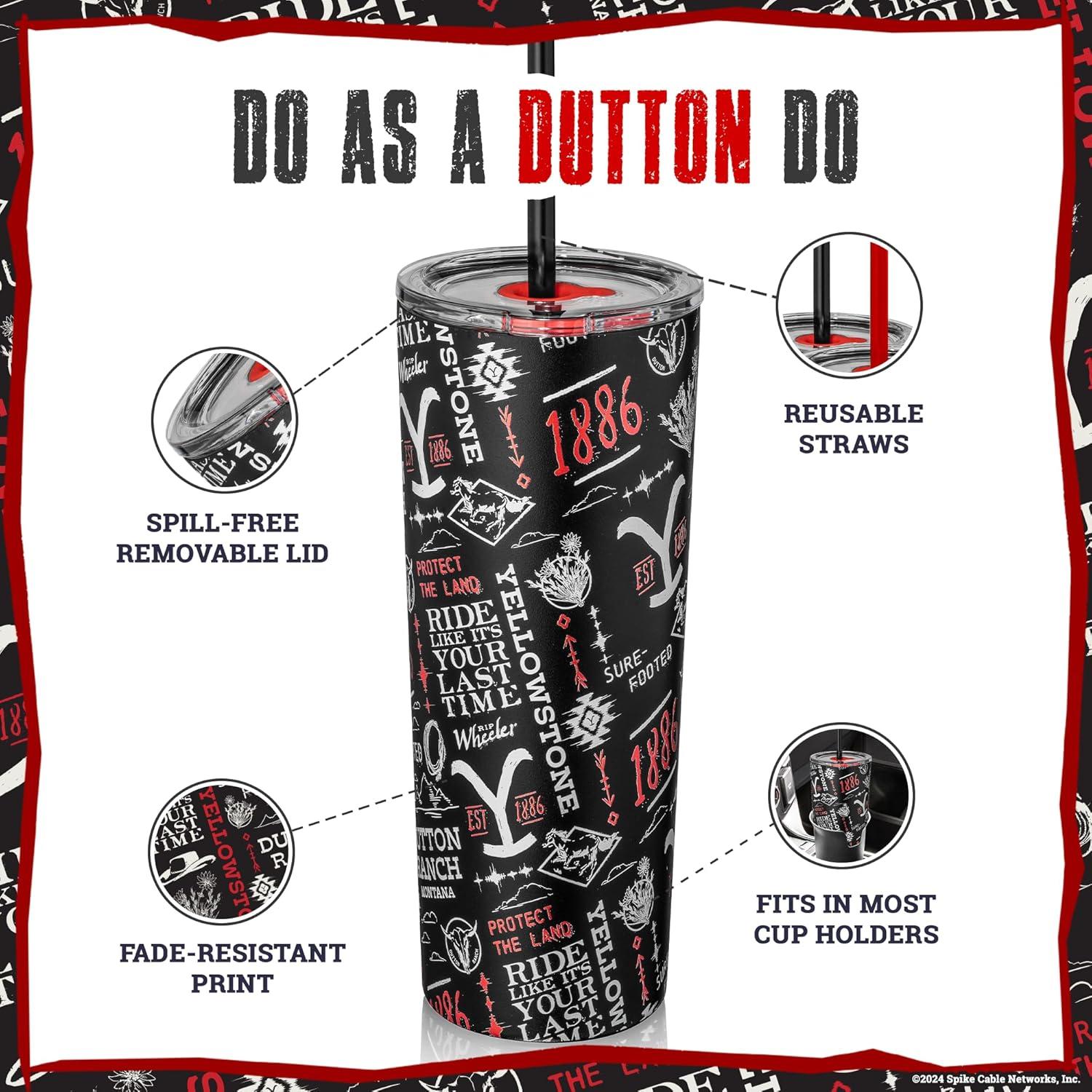 Vaso Térmico Aislado Dragon Glassware 24 oz Yellowstone