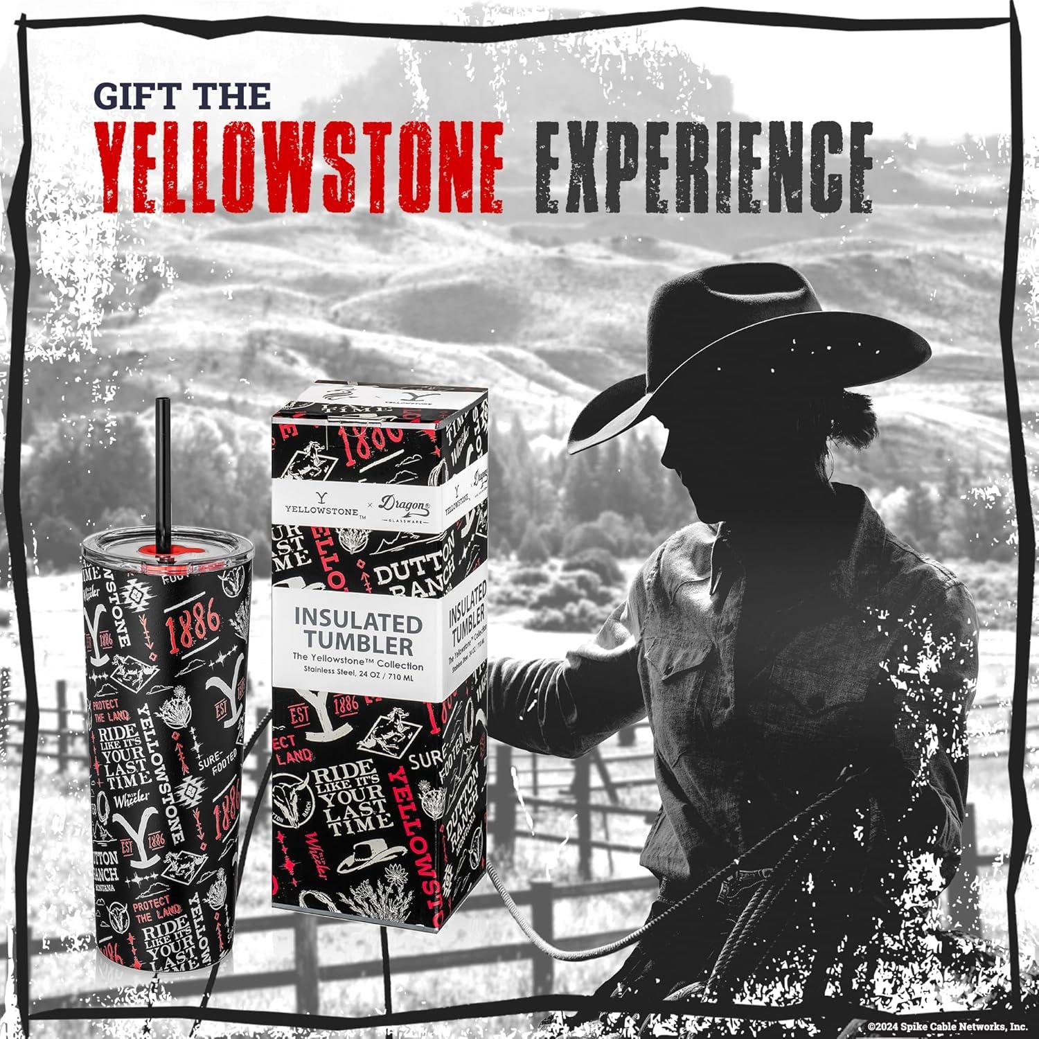 Vaso Térmico Aislado Dragon Glassware 24 oz Yellowstone