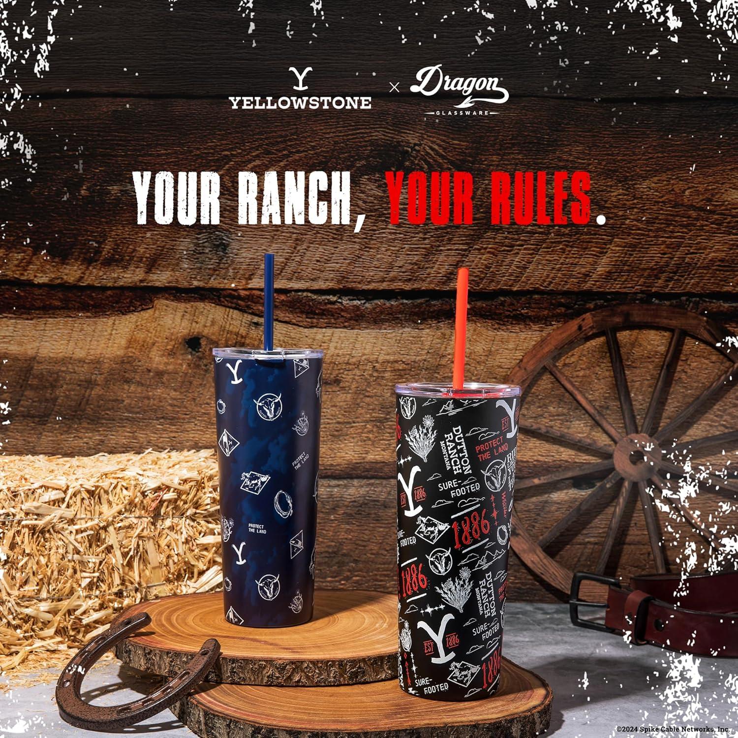 Vaso Térmico Aislado Dragon Glassware 24 oz Yellowstone