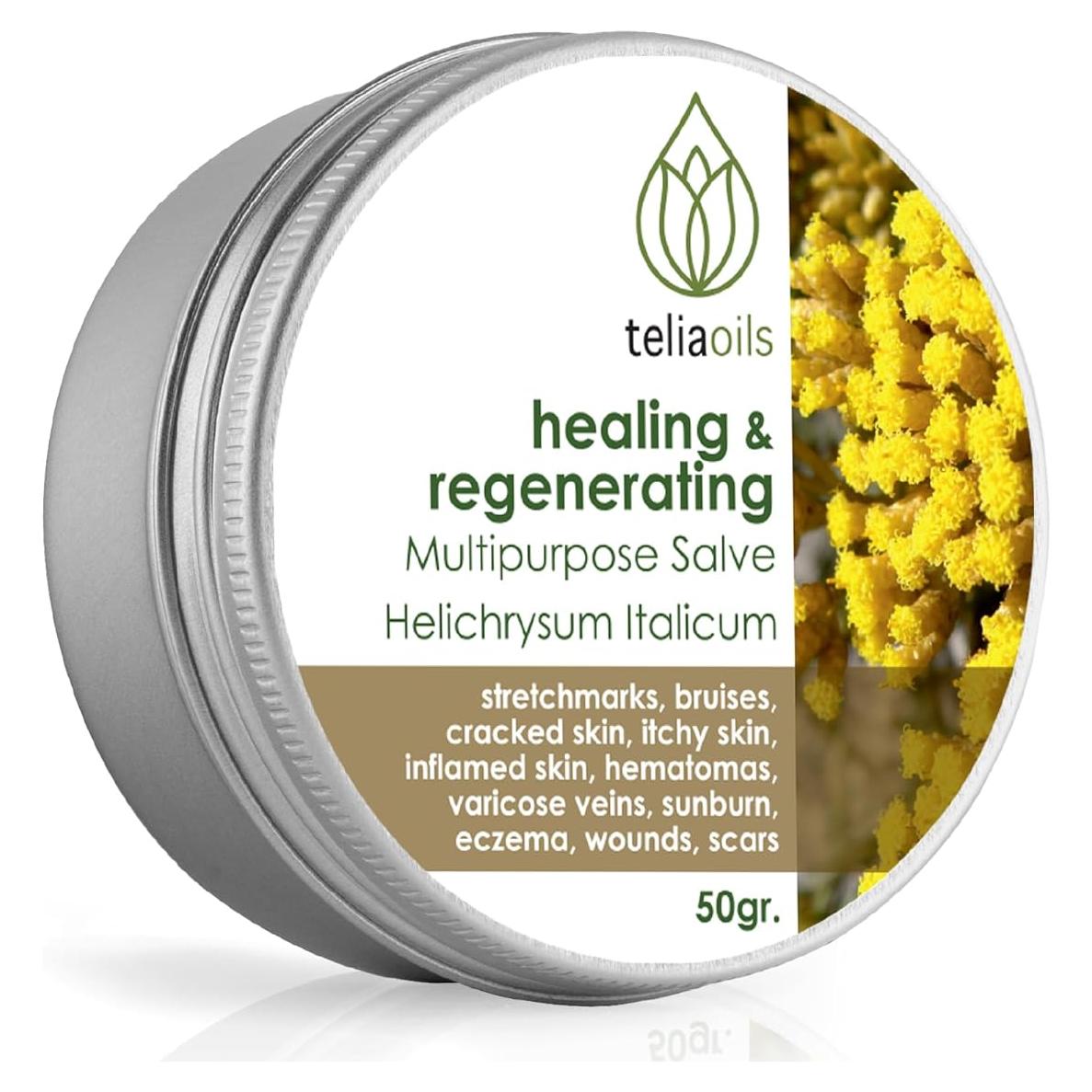 Ungüento Multipropósito Teliaoils Helichrysum 50g - Balsamo Calmante