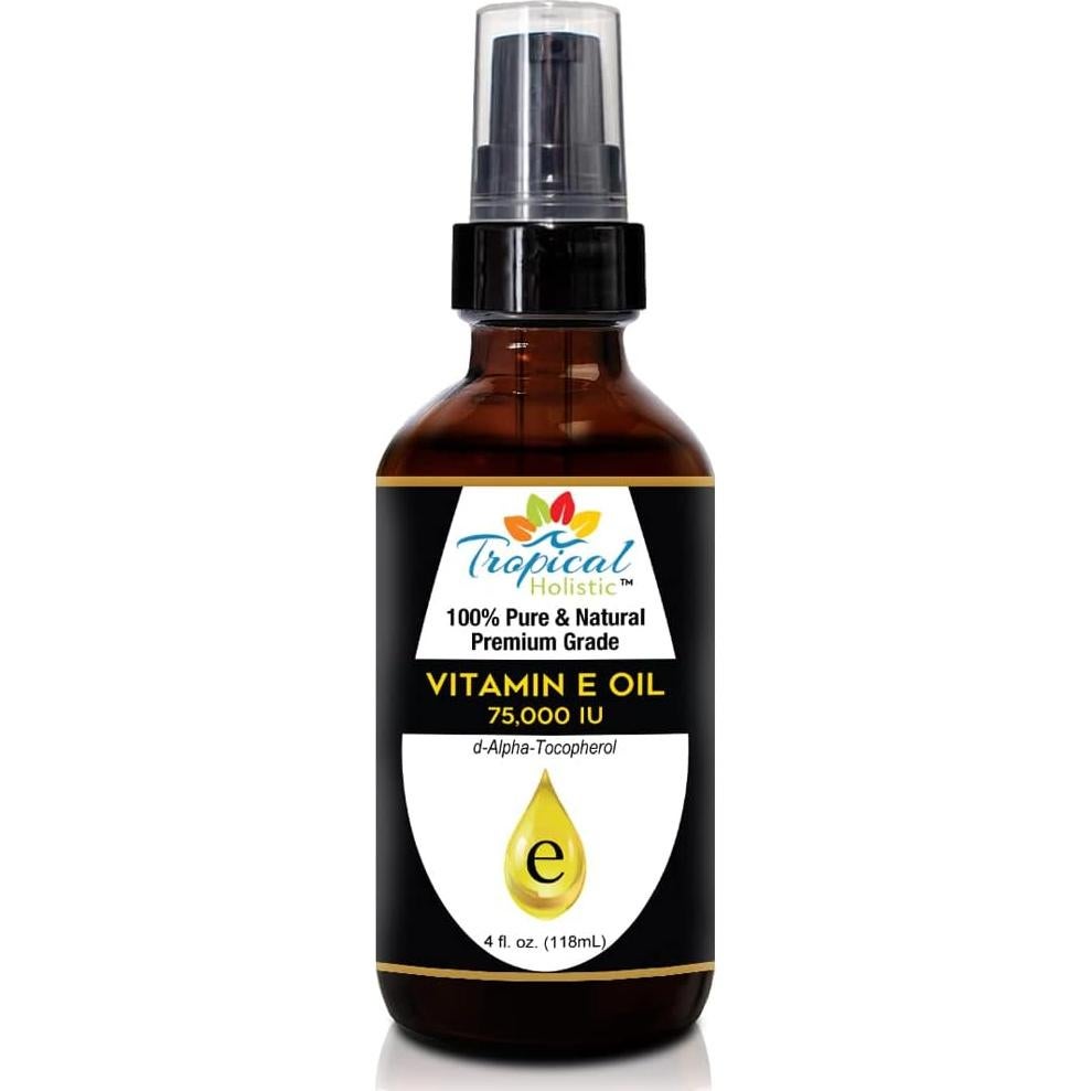 Aceite de Vitamina E Pura Tropical Holistic 118ml - Hidratante