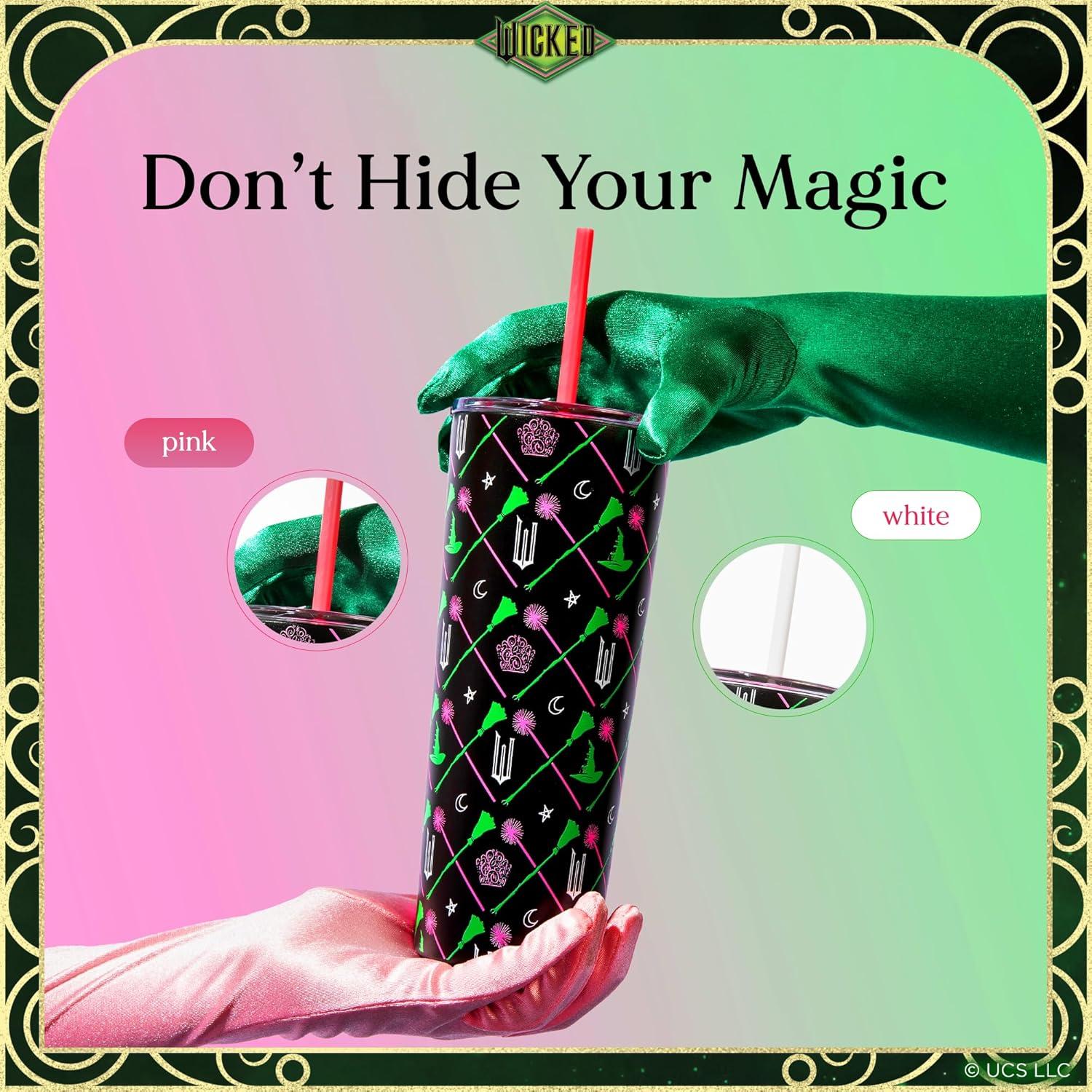 Vaso Aislado Dragon Glassware Wicked 24 oz con Tapa y Pajilla