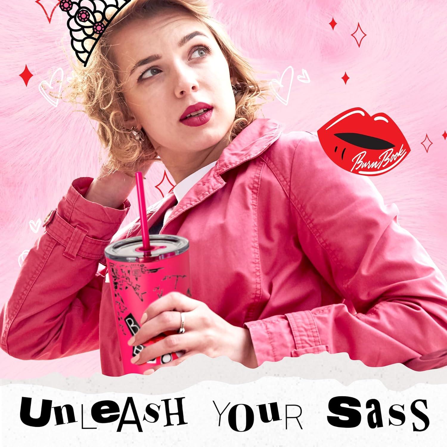 Vaso Aislado Dragon Glassware 24 oz Mean Girls Burn Book