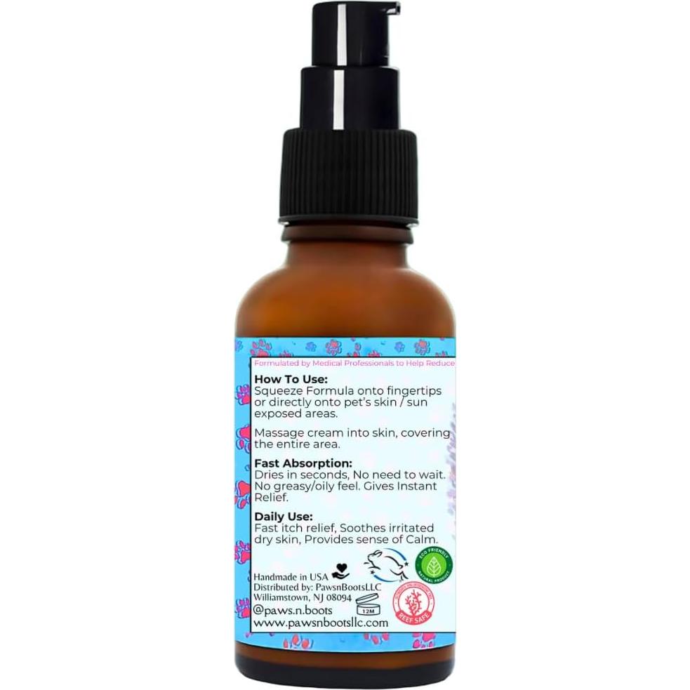 Protector Solar para Mascotas PawsnBoots SPF 25 Natural 100g