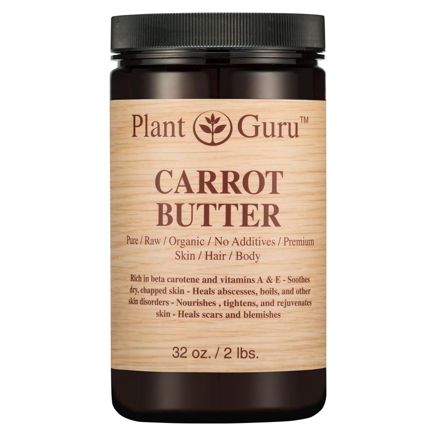 Mantequilla de Zanahoria 900g Plant Guru - Hidratante Natural