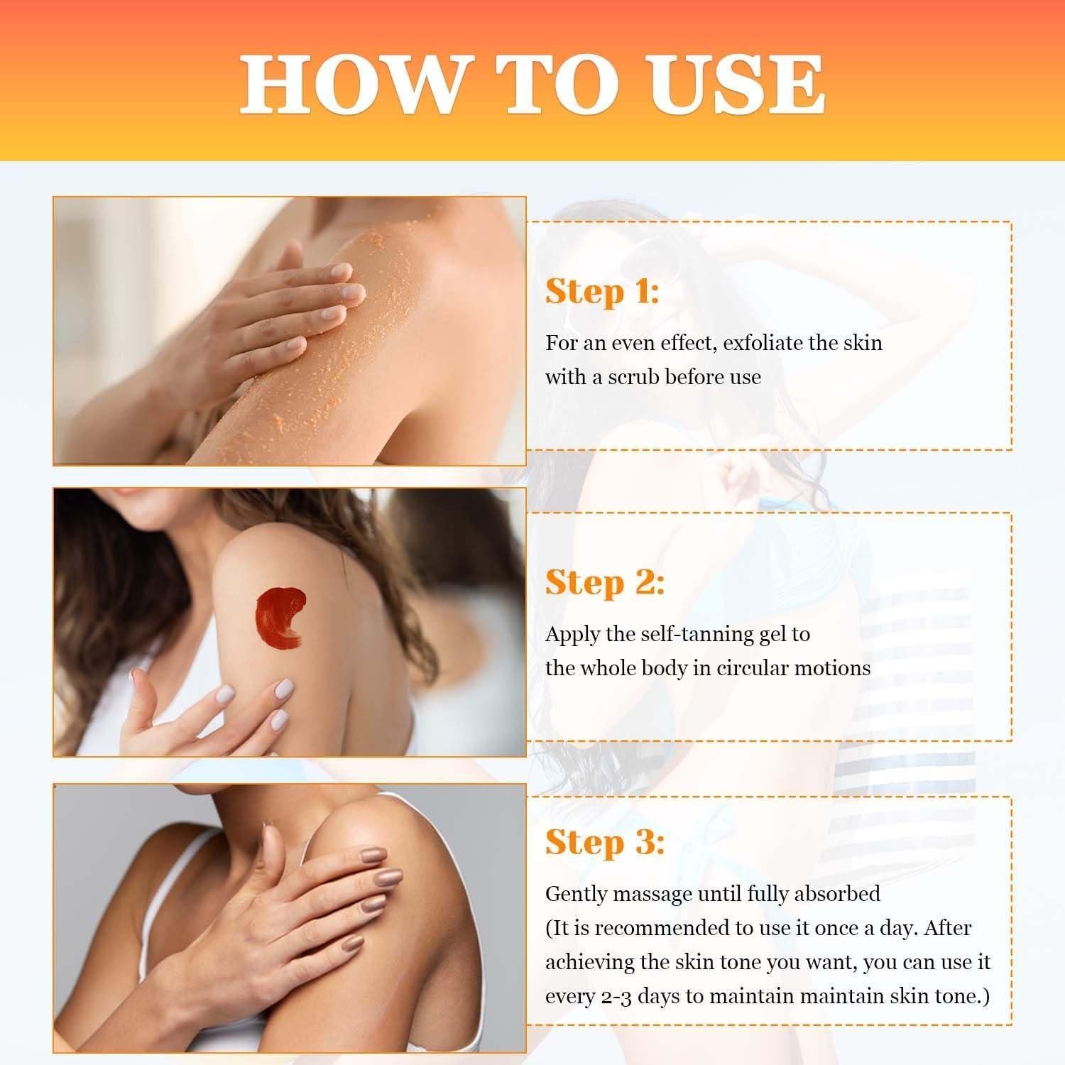 Gel Bronceador Luxe EELHOE 150g - Acelerador de Bronceado