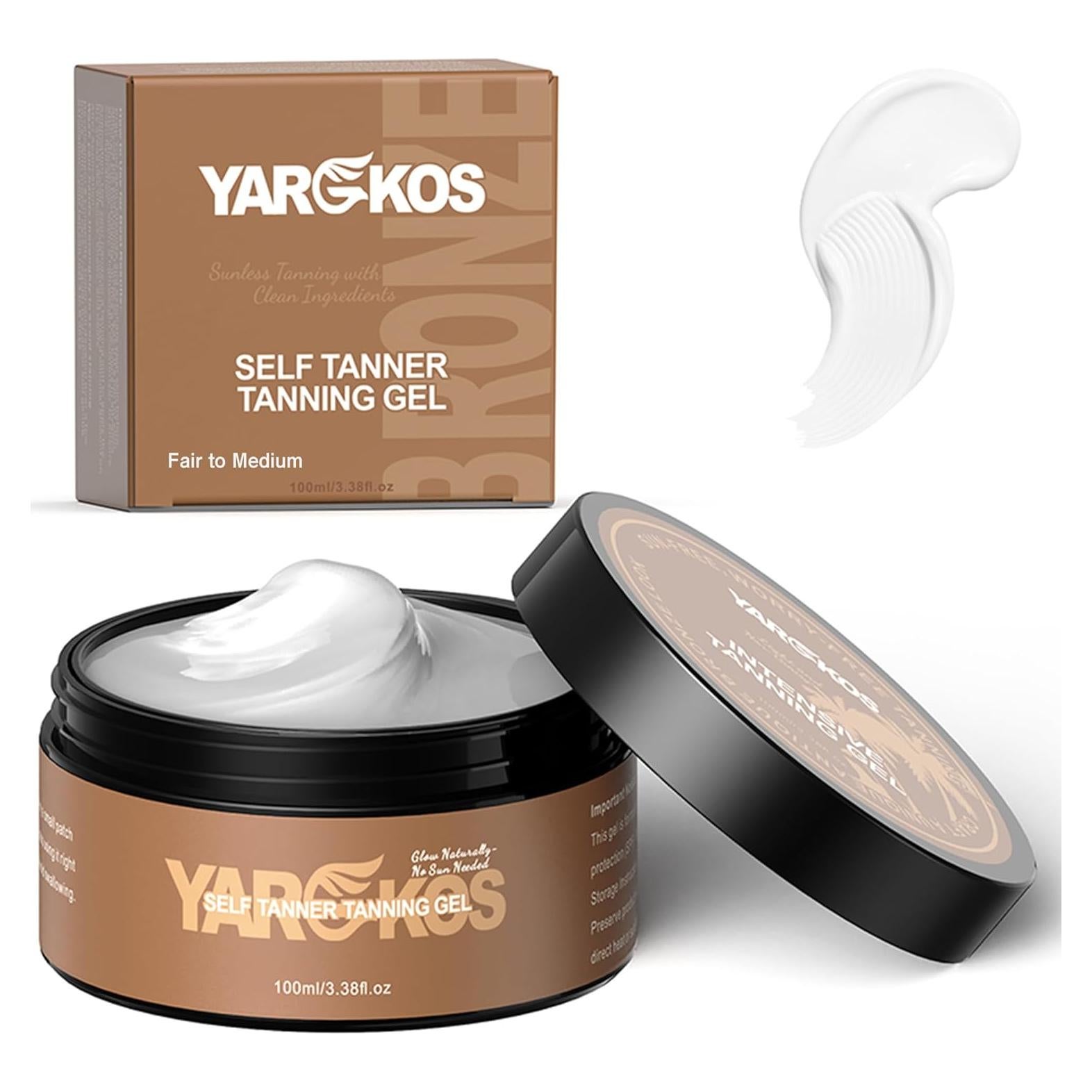 Gel Bronceador Intensivo Yargkos 100 ml Aroma Coco
