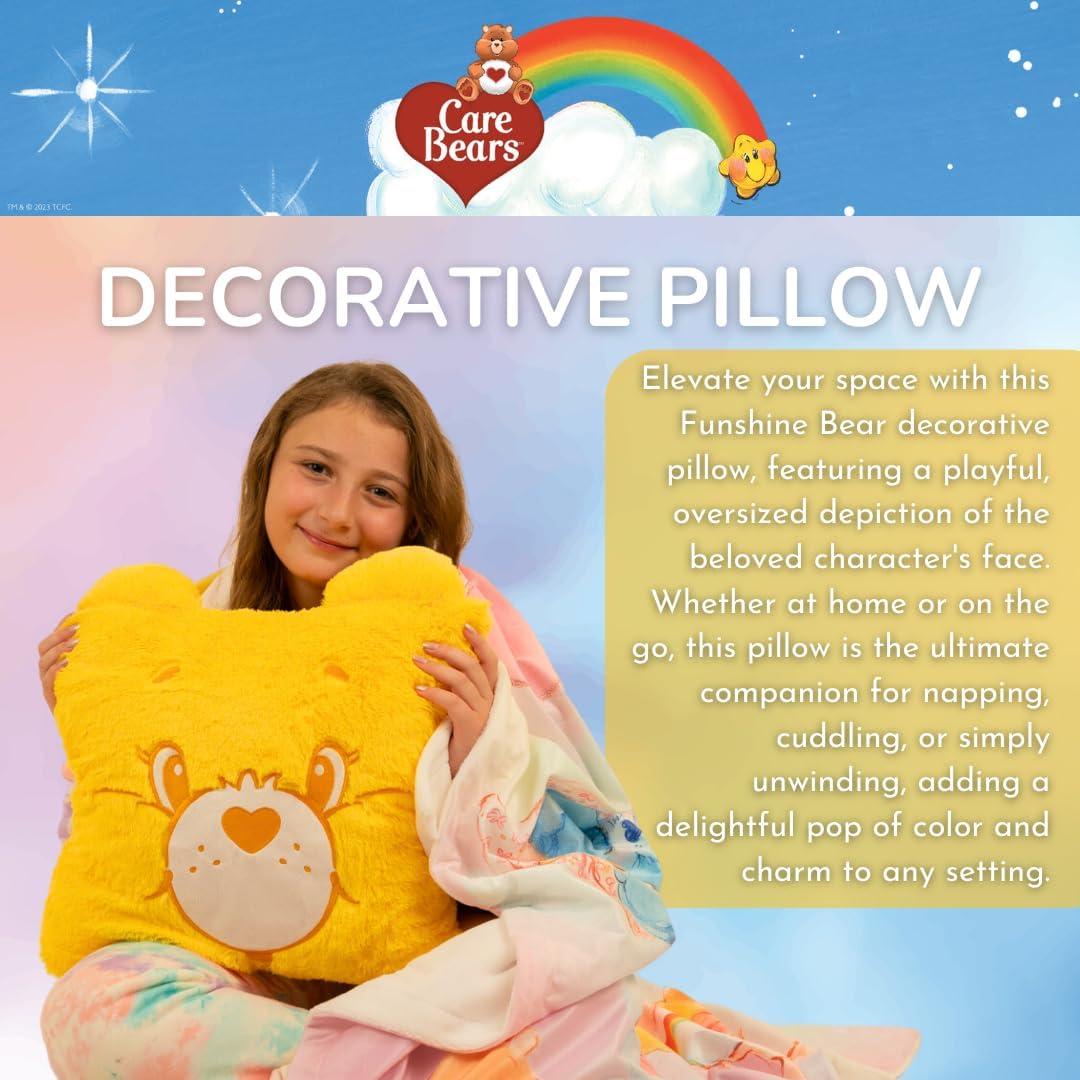 Almohada Decorativa Peluche Franco Care Bears Funshine 40cm