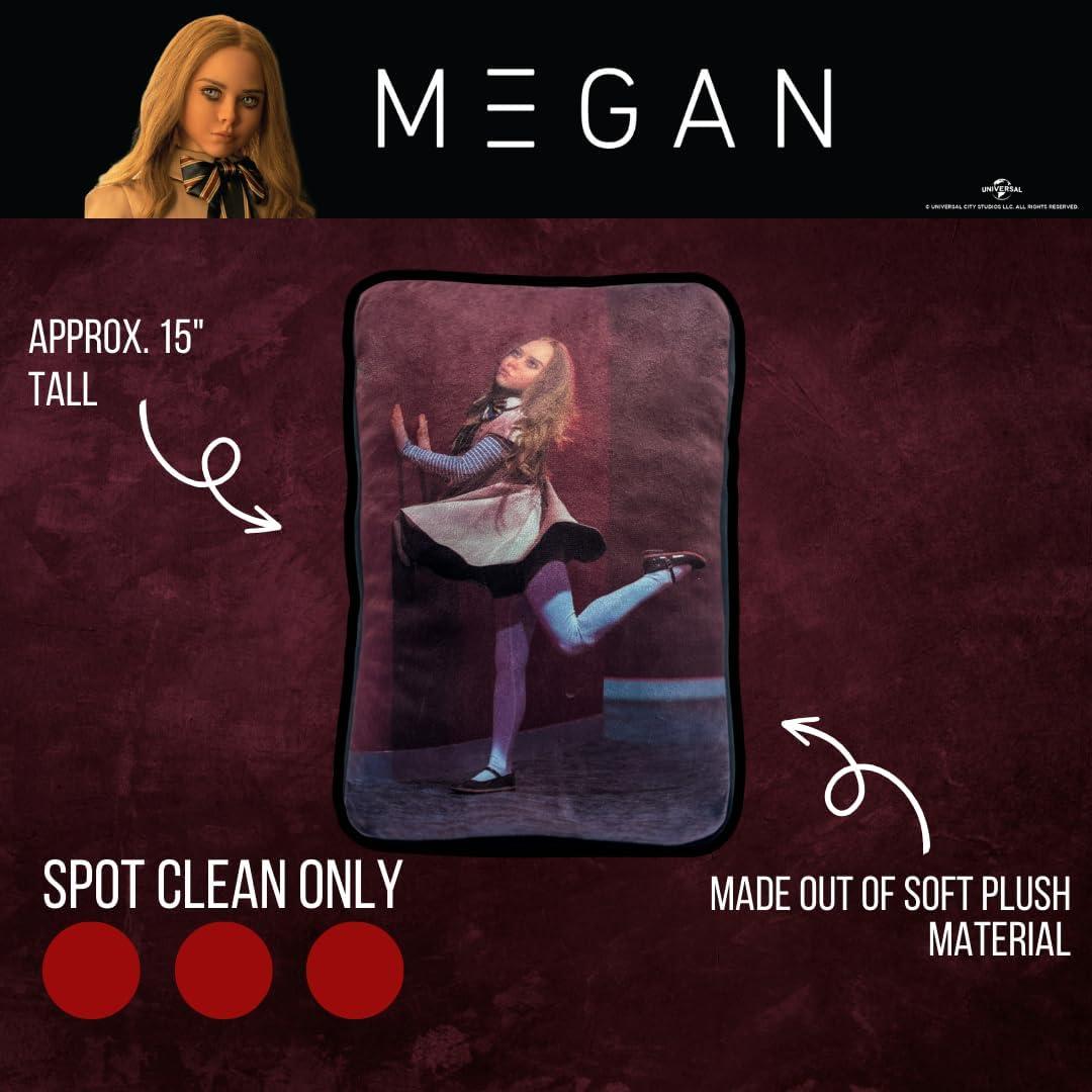 Almohada Cuddle M3GAN Franco 38 cm Suave Decorativa