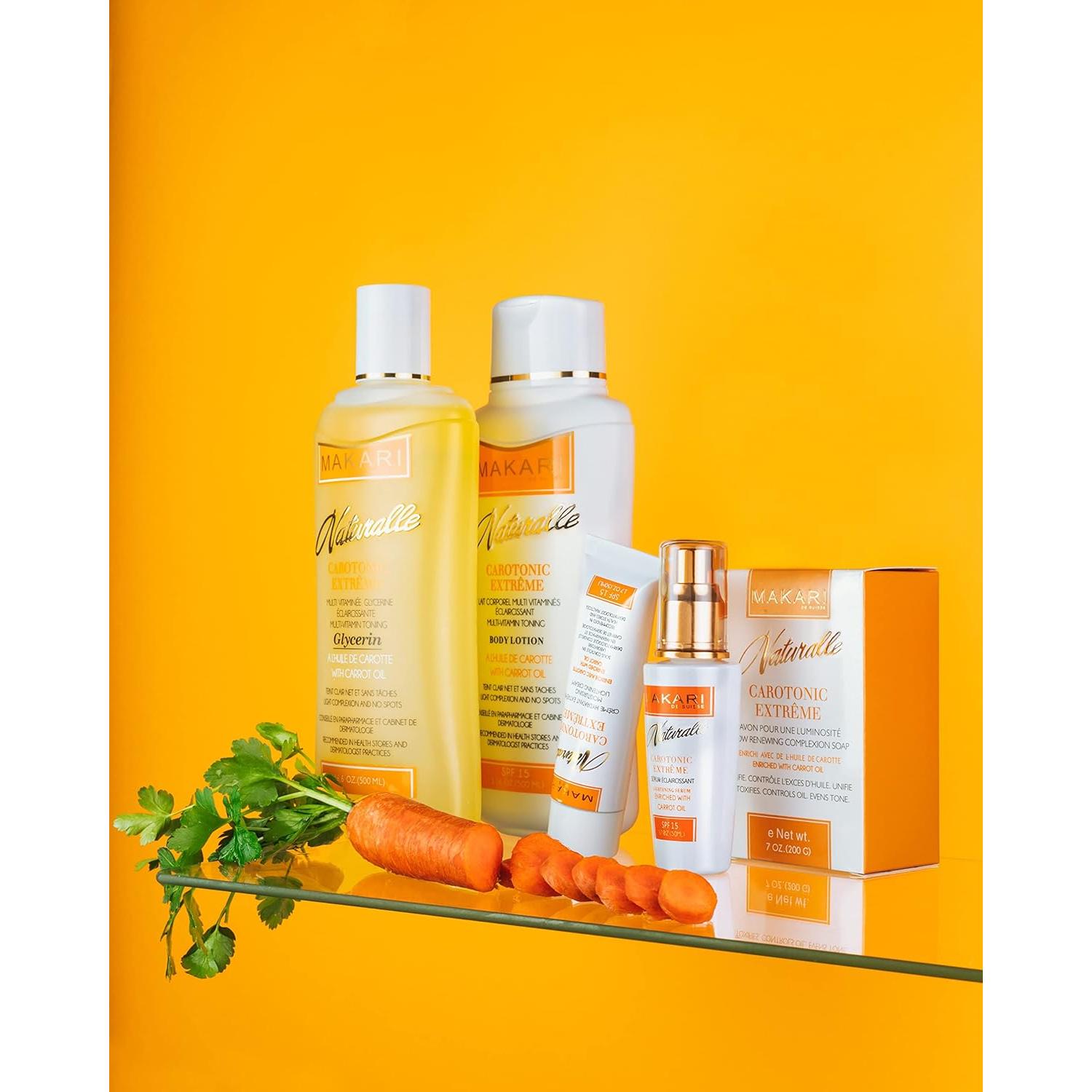 Loción Corporal Carotónica Makari 500 ml - Hidratante y Iluminadora