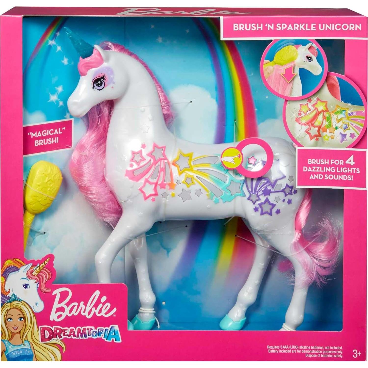 Unicornio Interactivo Barbie Dreamtopia Brush 'n Sparkle