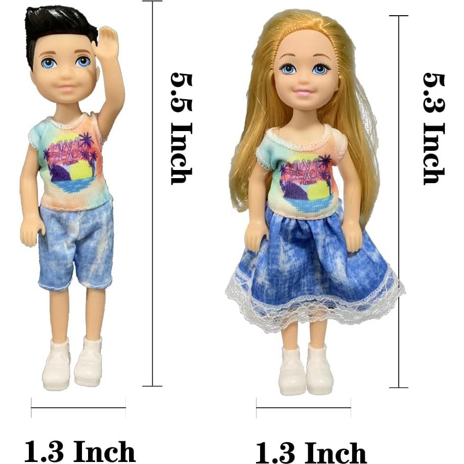 Juego de Muñecas Interactivas Familia 4pcs - Educativas