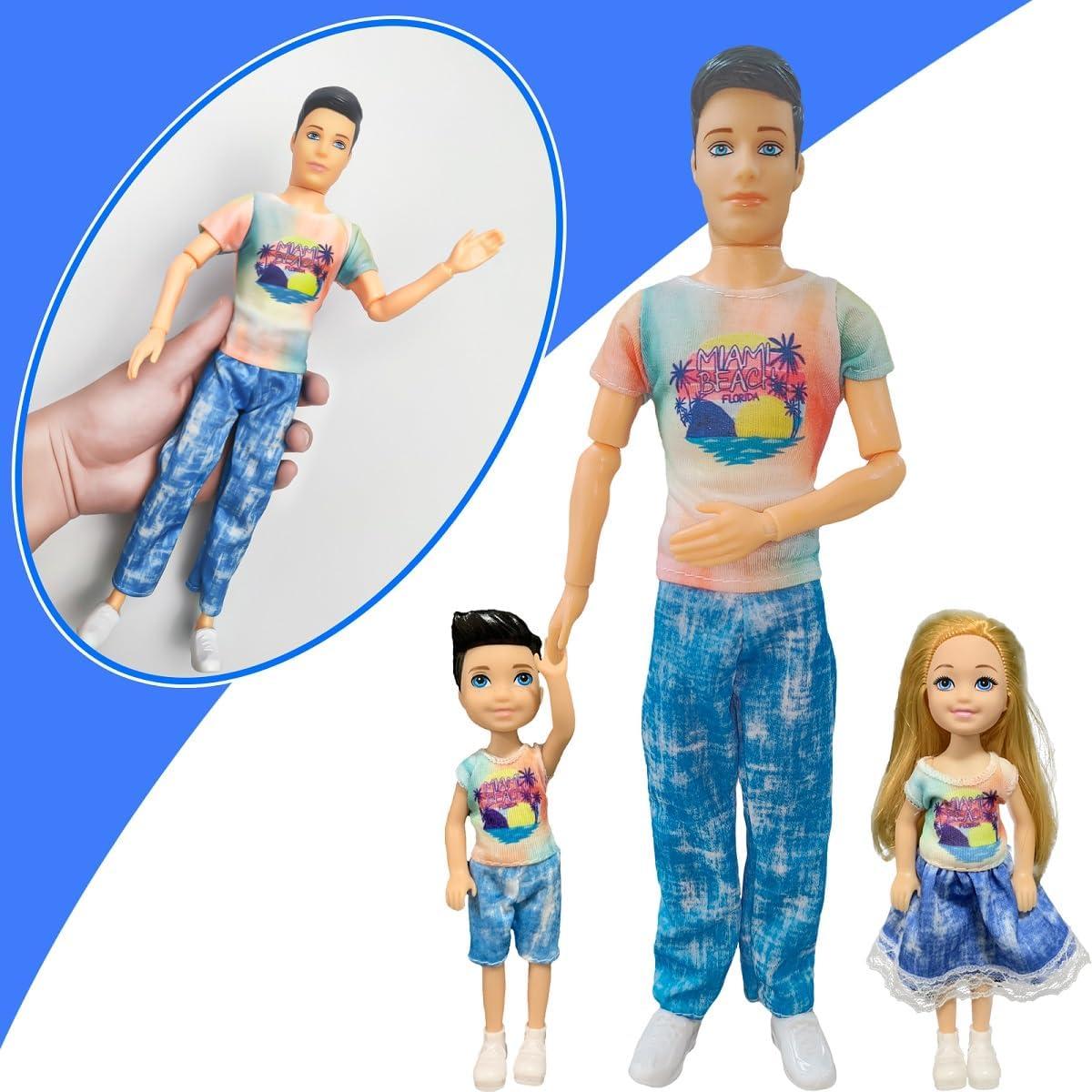 Juego de Muñecas Interactivas Familia 4pcs - Educativas