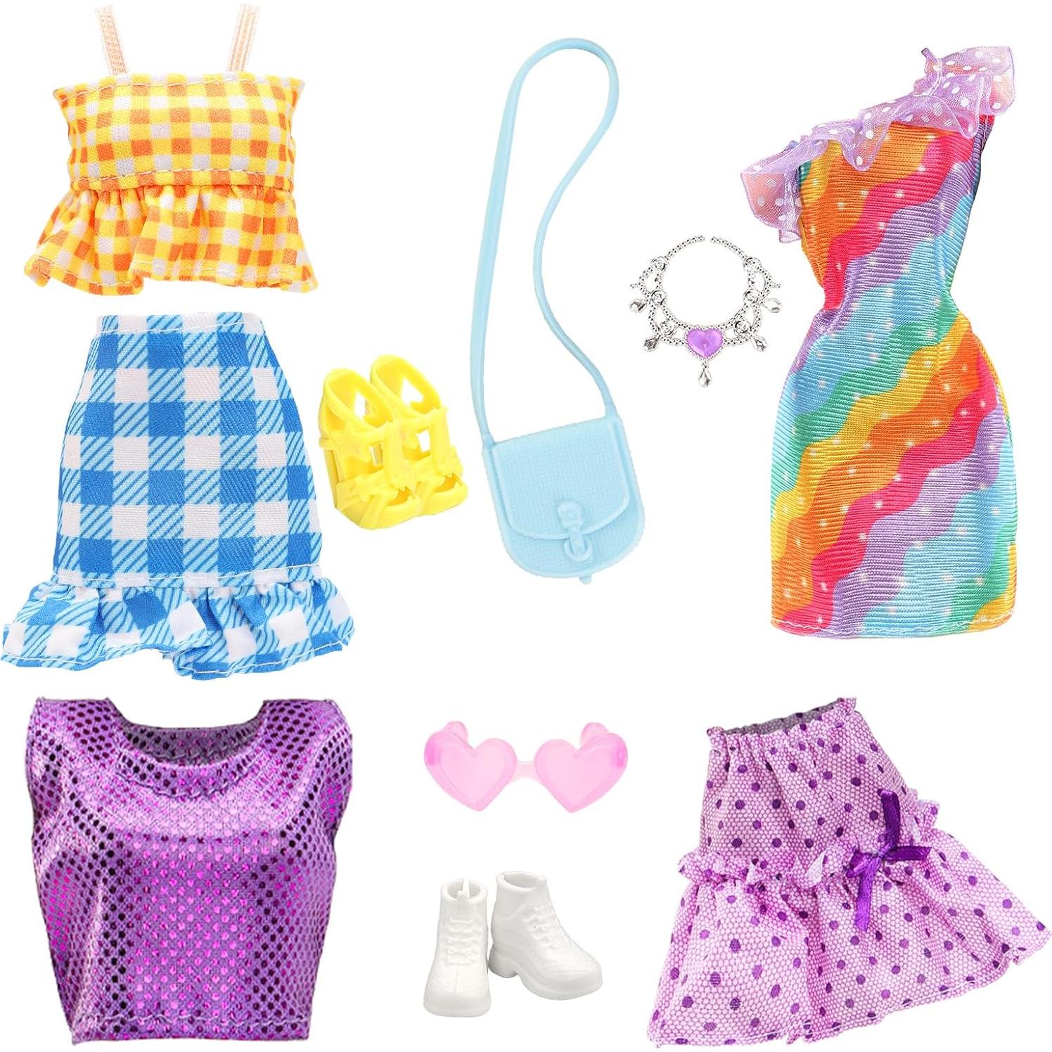 Conjunto de Ropa para Muñecas Miunana 8 Piezas 29.21 cm