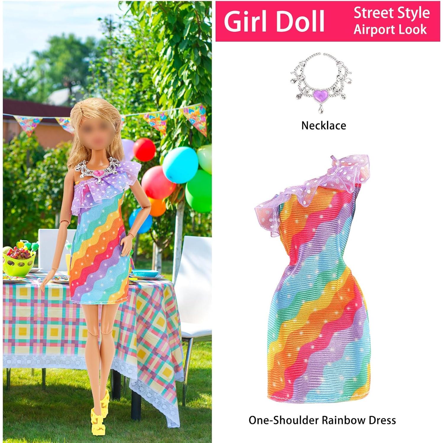 Conjunto de Ropa para Muñecas Miunana 8 Piezas 29.21 cm