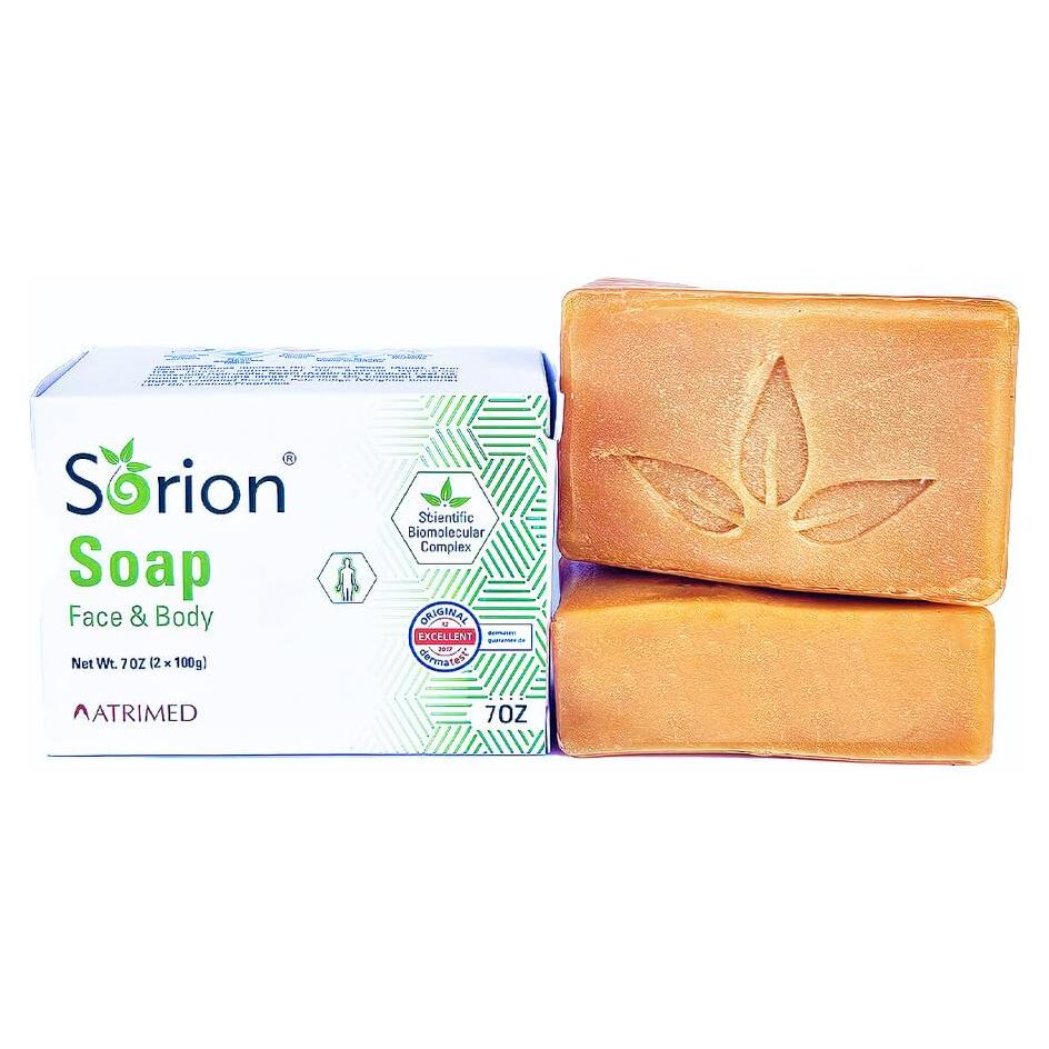 Jabón Sorion Ayurvédico con Aceite de Coco y Neem 198g