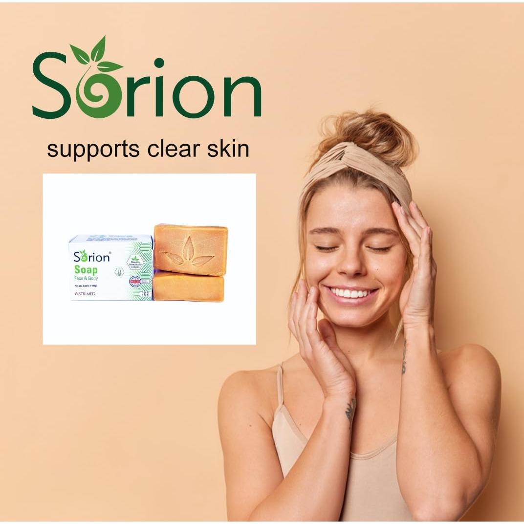 Jabón Sorion Ayurvédico con Aceite de Coco y Neem 198g