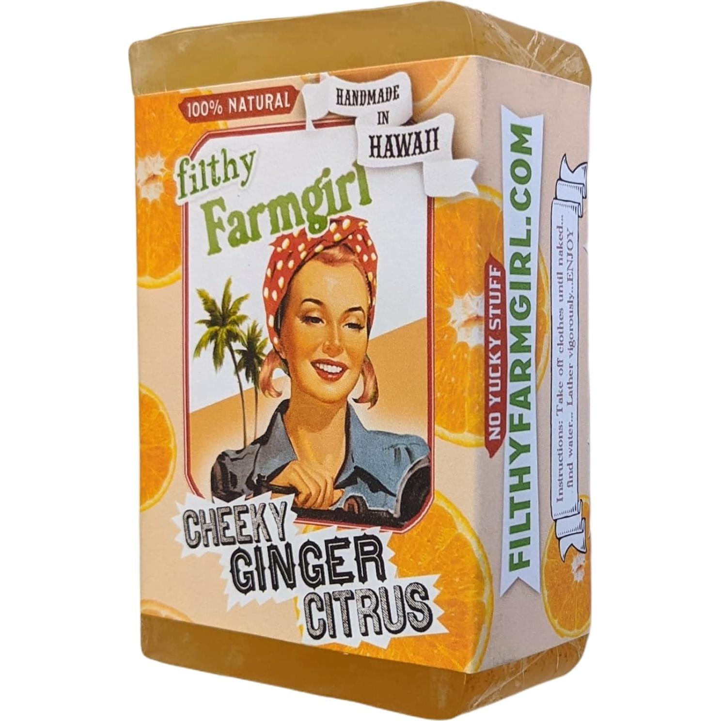 Jabón de Barra Natural Filthy Farmgirl 142g Jengibre Cítrico