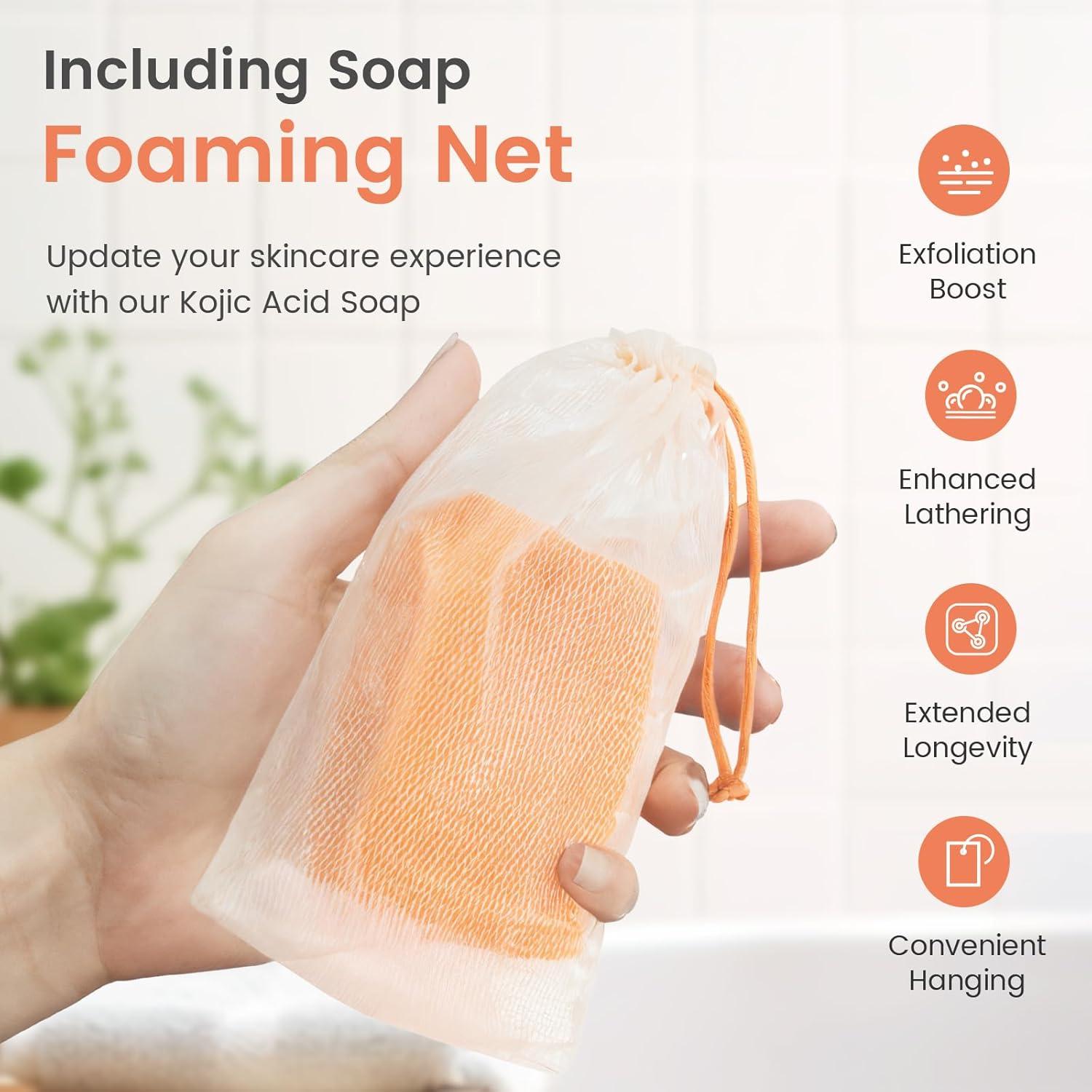 Jabón de Ácido Kójico y Cúrcuma YOSEGOOTER - 2 Paquetes